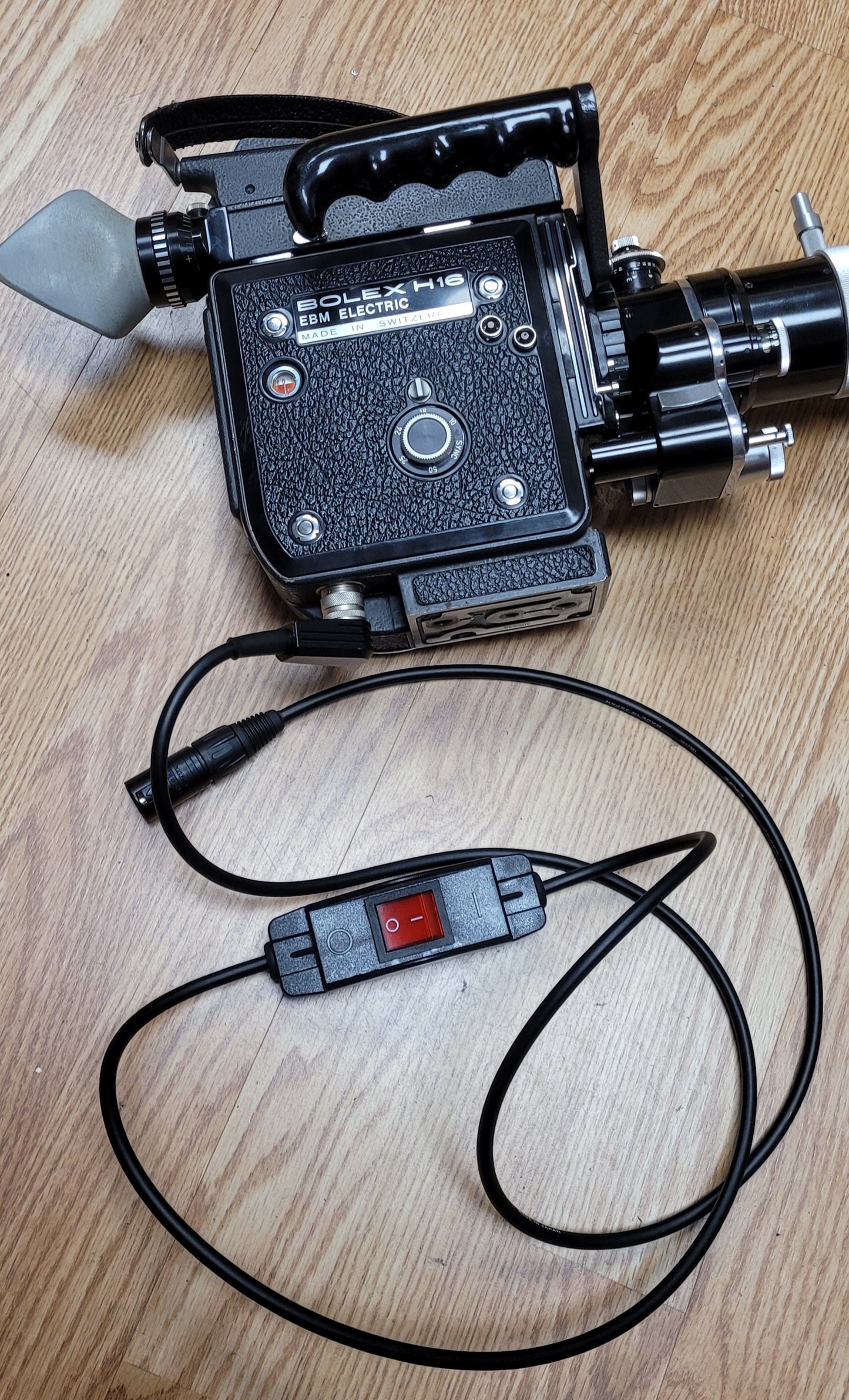 Bolex EBM On/Off Power cable Right Angle Style Connector