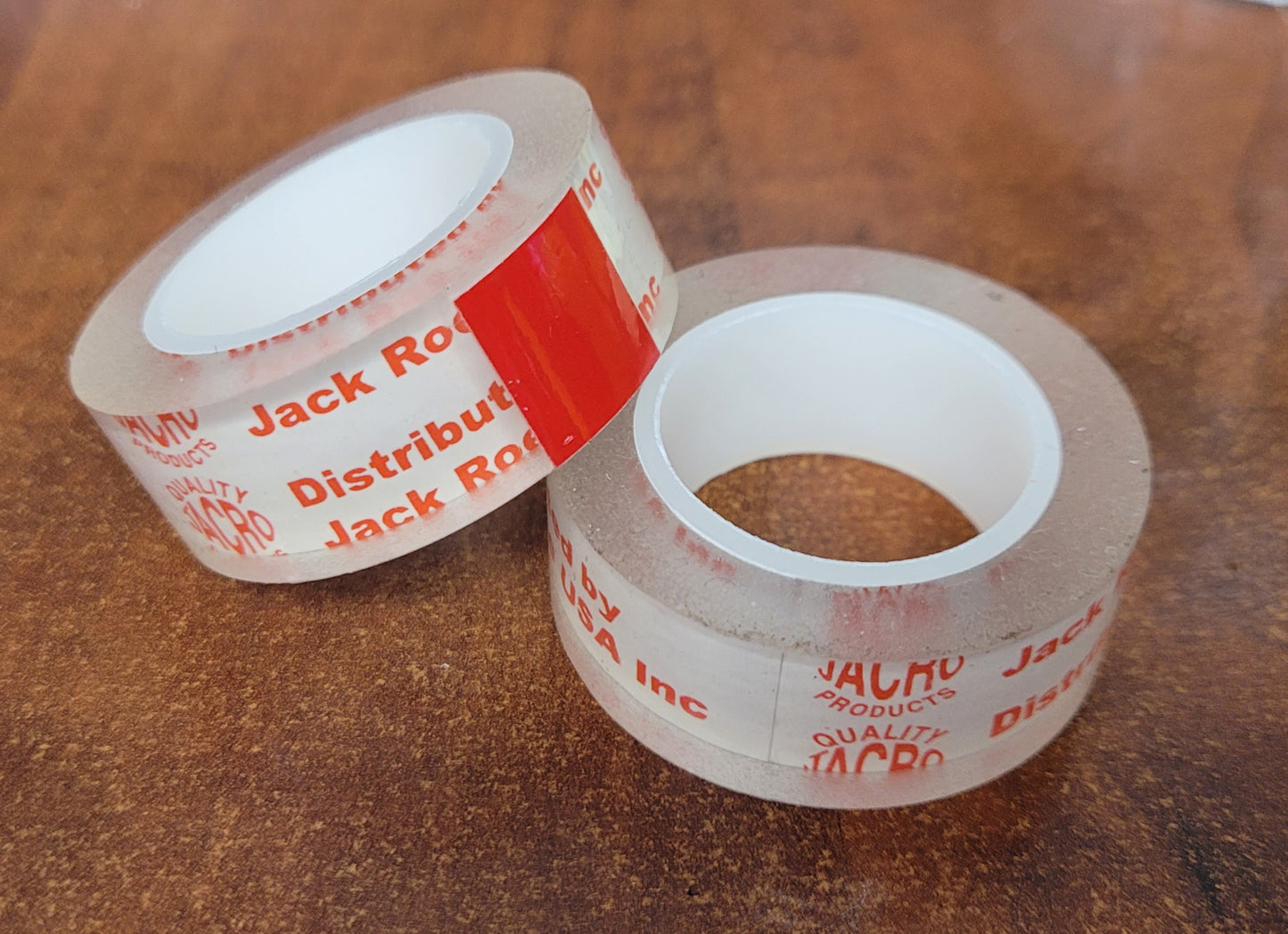 JACRO Jack Roe USA  Roll 5/8" 16mm Clear Dry Adhesive Splicing Tape 10 Pack