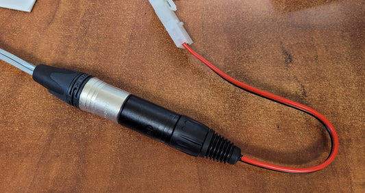 Charging Adapter cable - 4-Pin XLR Female- Tamiya
