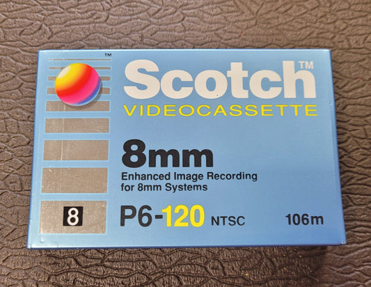 Scotch 8MM P6-120 Cassette