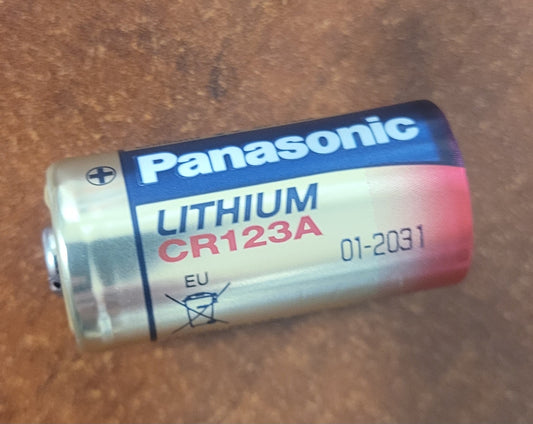 Panasonic CR123A 3V Lithium battery Each