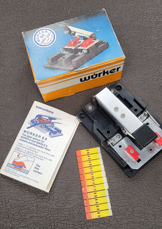 Wurker Super 8mm / Single 8mm  Film Splicer
