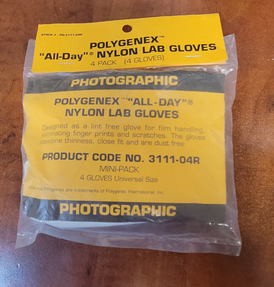 Polygenex All Day Nylon Lab Gloves 4 pack