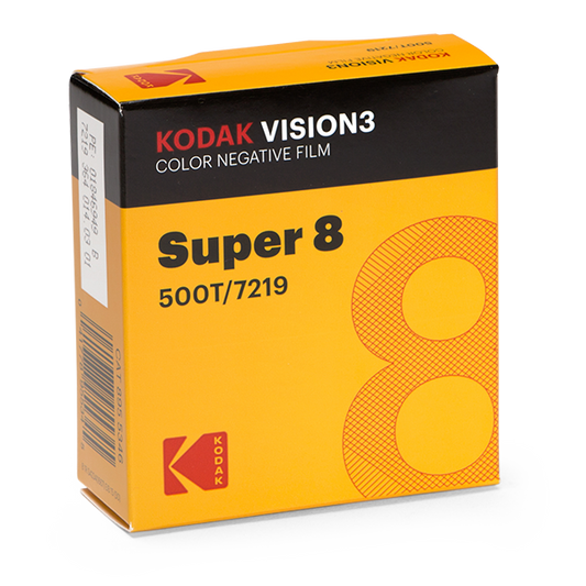 KODAK S8mm 50' VISION3 500T Color Negative Film 7219