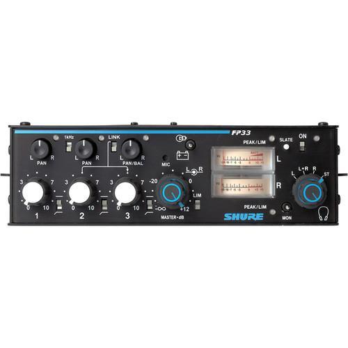 Shure FP33 3-Channel Stereo Mixer