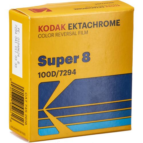 KODAK S8mm 50' Ektachrome 100D Color Reversal Film 7294
