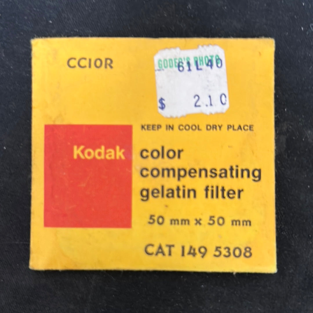 Kodak Wratten Gel Filter (CC10R) 2" x 2"