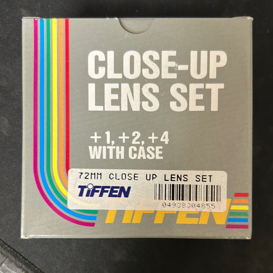 Tiffen 72mm Close Up Diopter Filter set w/ Case