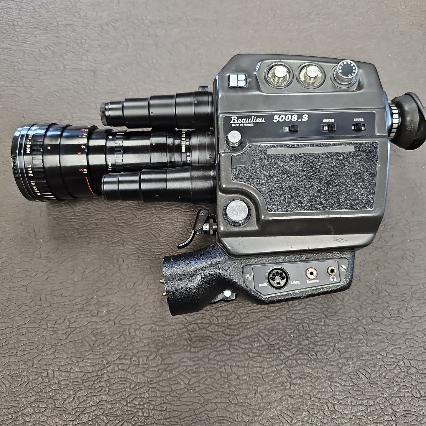 Beaulieu 5008.S Super 8mm Camera S#440769 with Angenieux 6-80mm T1.2 Zoom lens S# 1395785