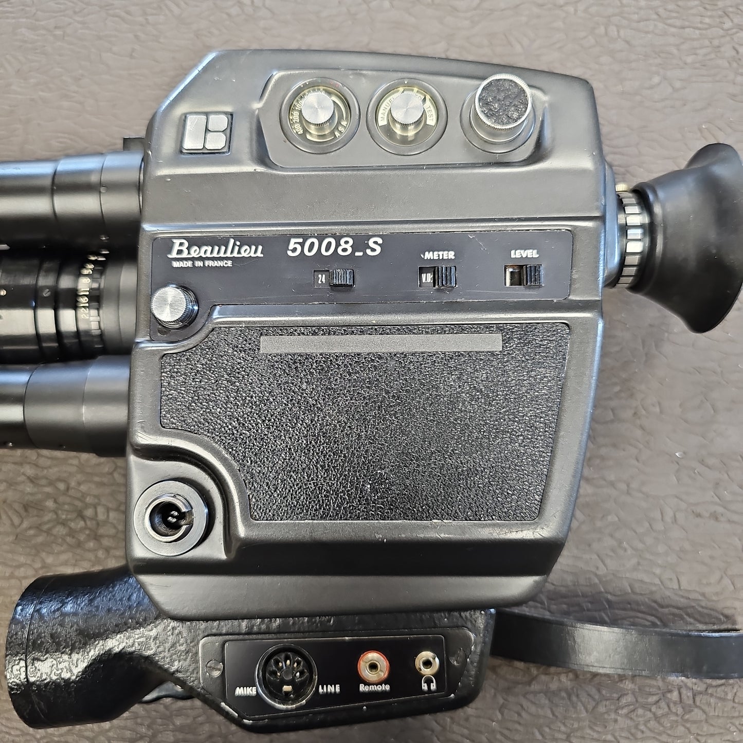 Beaulieu 5008.S Super 8mm Camera S# 440973 with Angenieux 6-80mm T1.2 Zoom lens S# 1394893