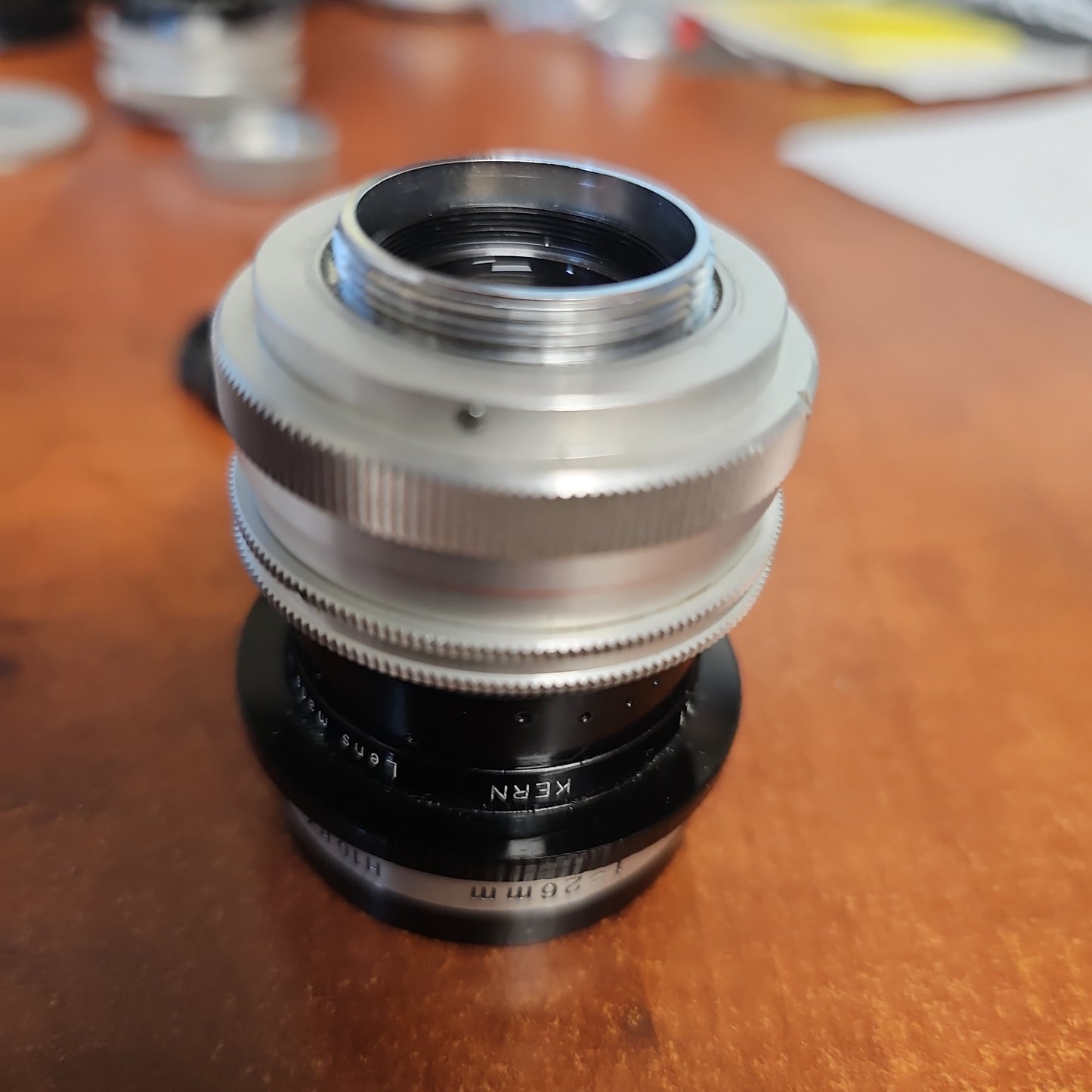 Switar 26mm Macro Preset f/1.1 H16 RX C-Mount Lens S# 1028127