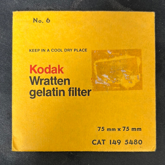 Kodak Wratten Gel Filter (No.6)  3" x 3"