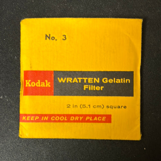 Kodak Wratten Gel Filter (No.3)  2" x 2"