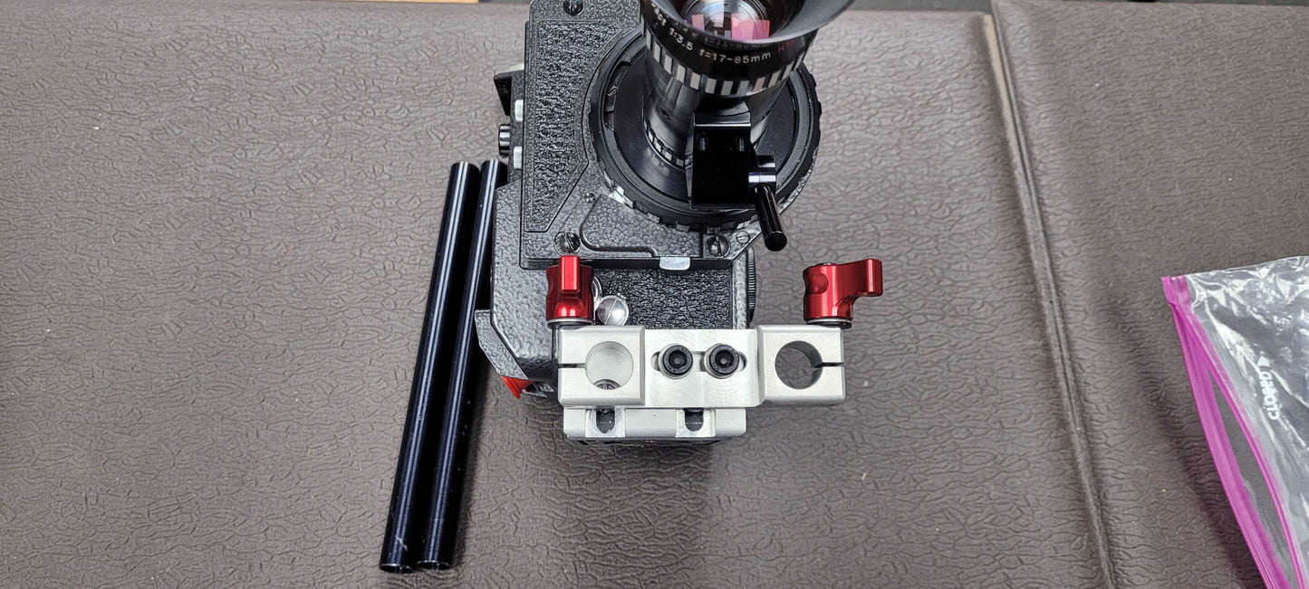 Bolex 15mm Rod Support Bracket with rods