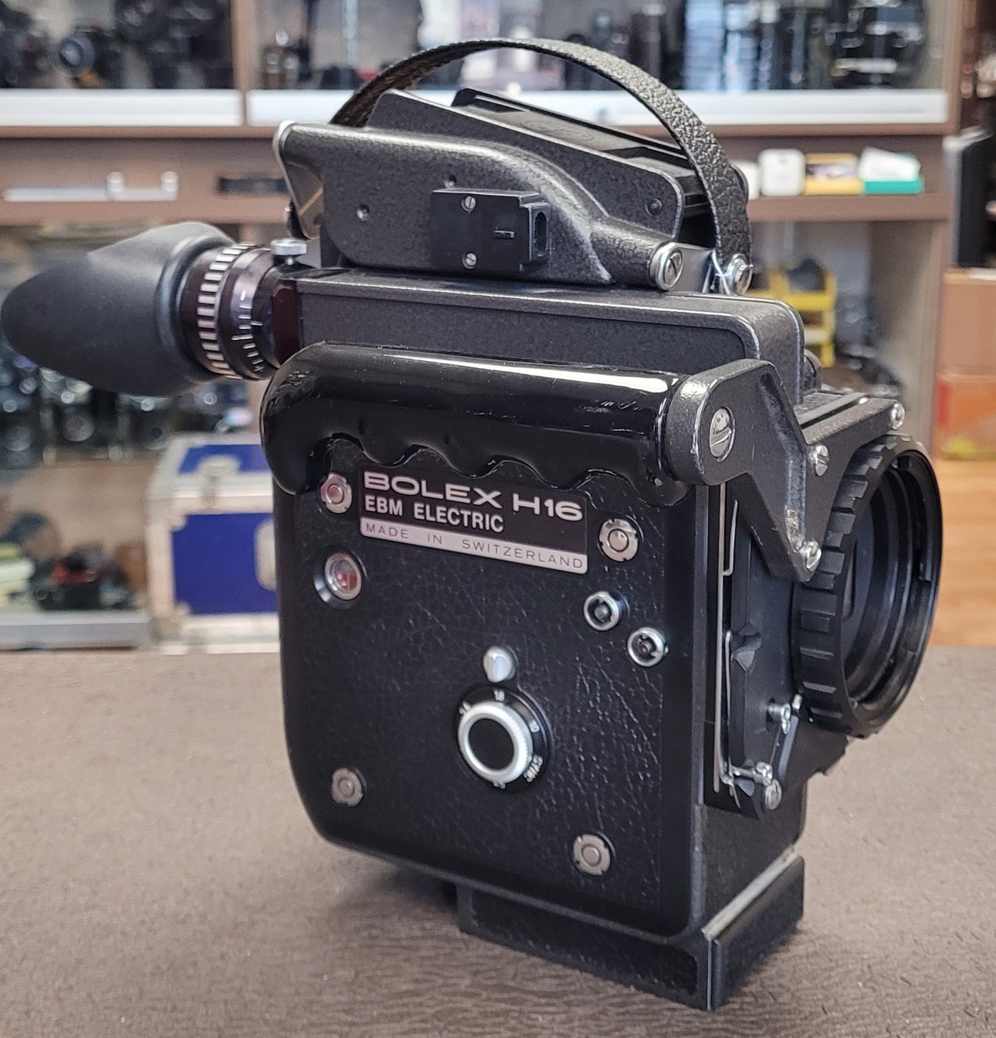 Bolex EBM 16mm Camera with 13x viewfinder S# 307957 (New)