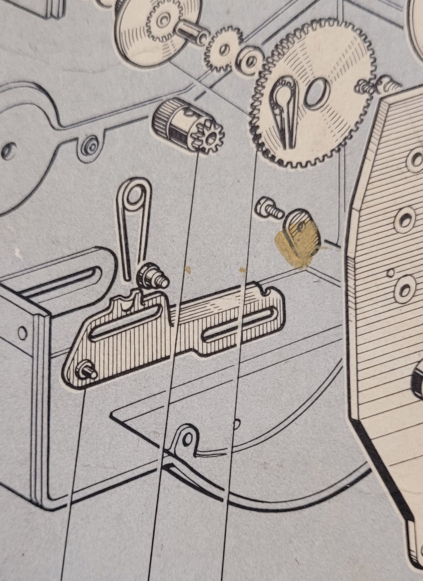 Bolex Slider of Release Knob Spring