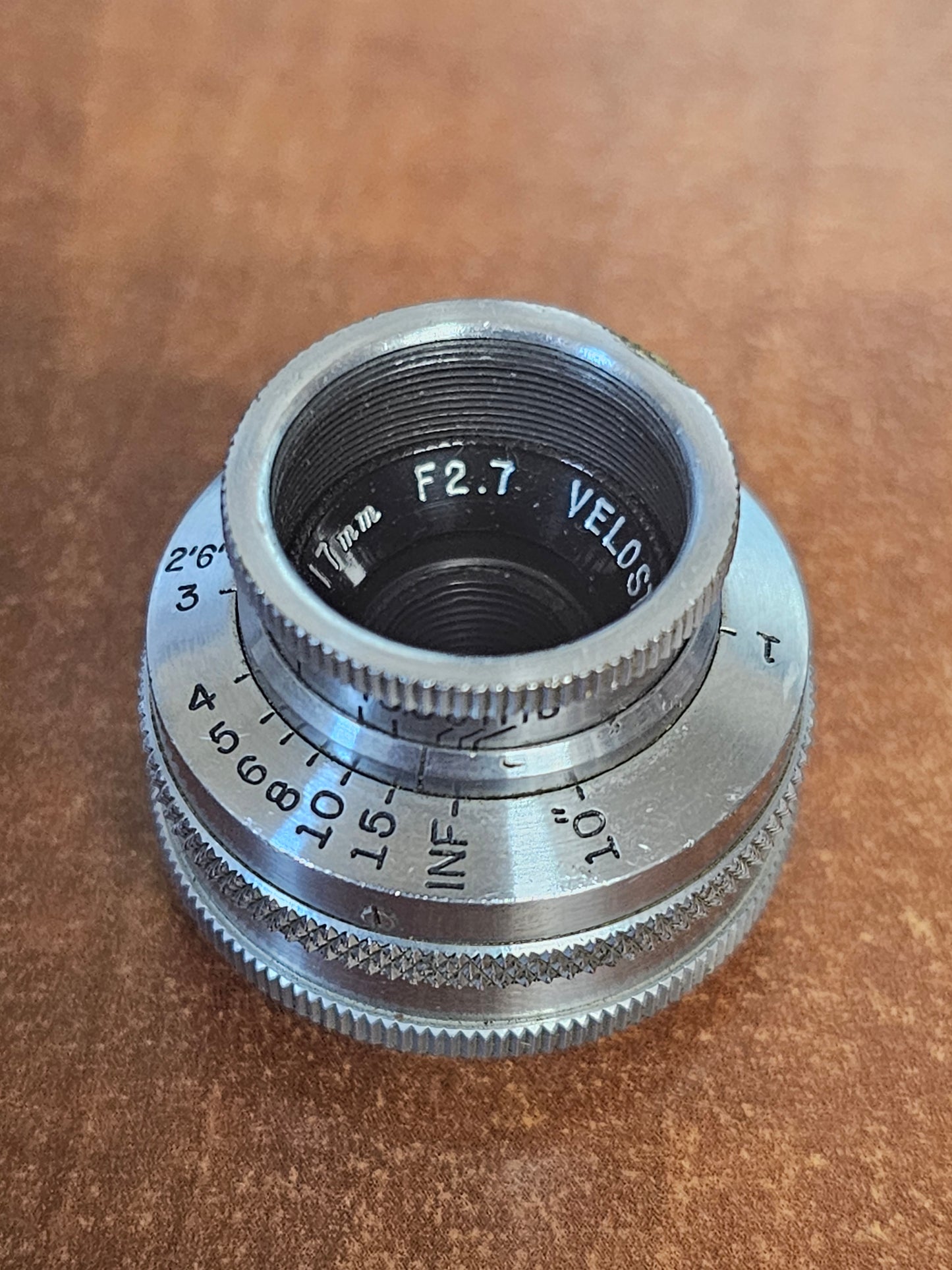 Wollensak Velostigmat 17mm f/2.7 C Mount lens S# 290804