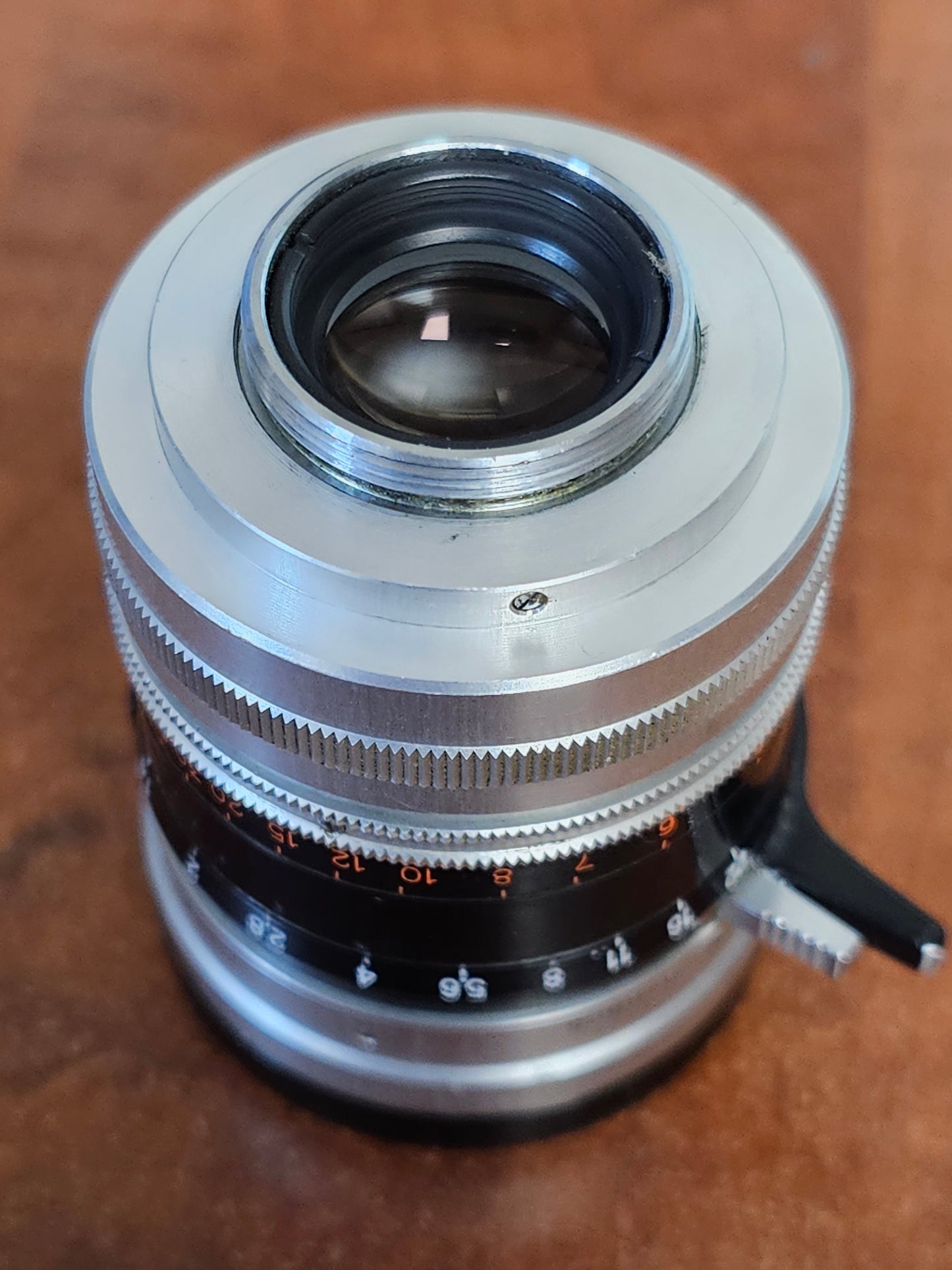 Switar 50mm f1.4 H16RX Macro Preset C mount lens S# 976925