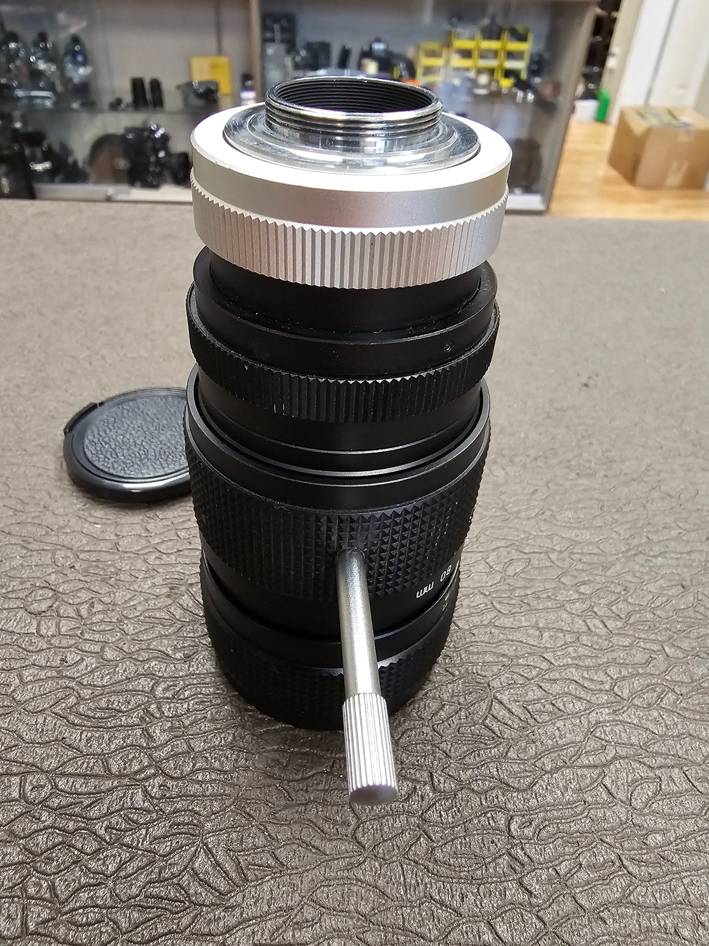 Polaris 20-80mm T2.5  C Mount TV Zoom lens S# 120056