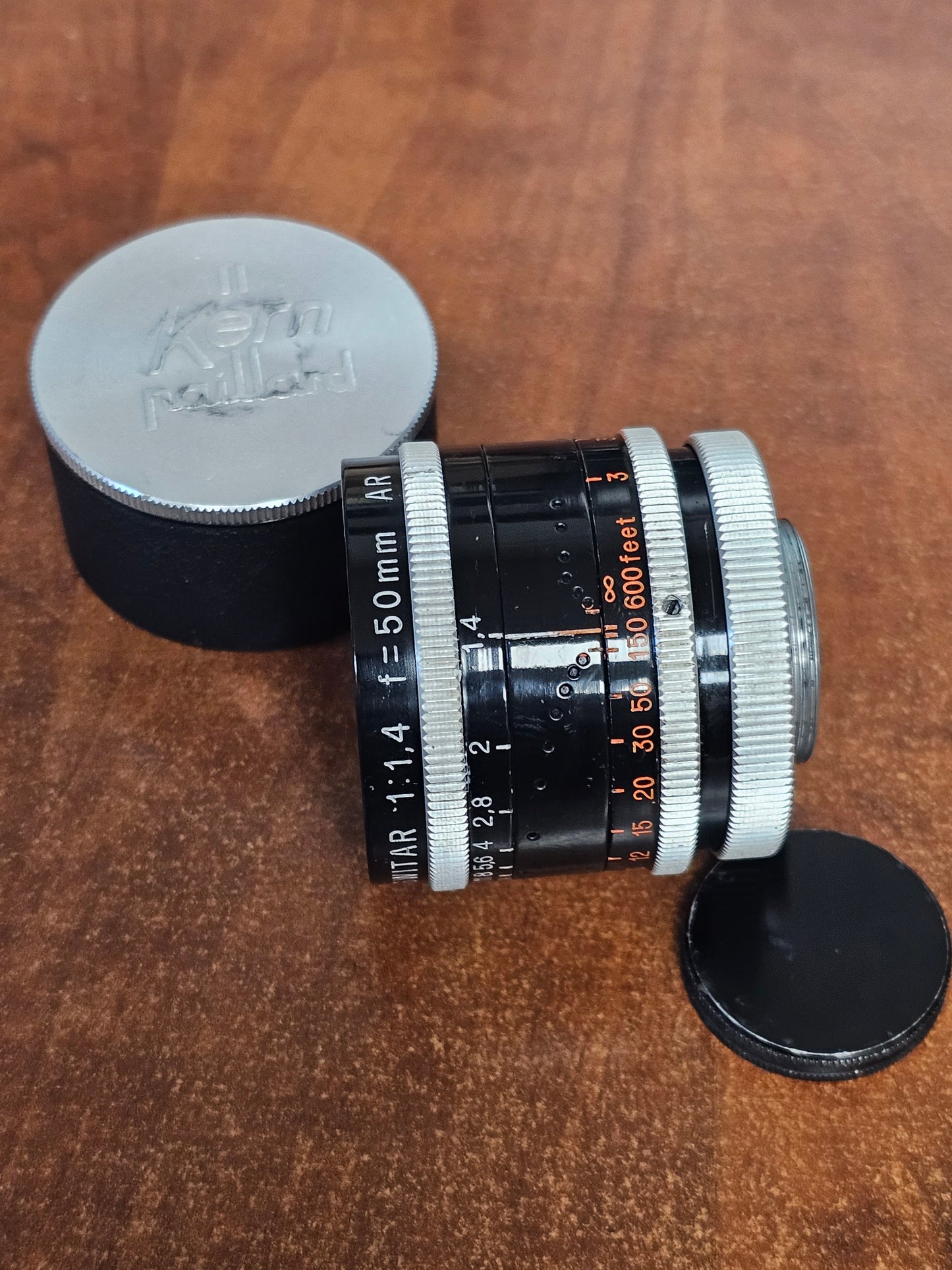 Switar 50mm f/1.4 AR C-Mount lens S# 307084