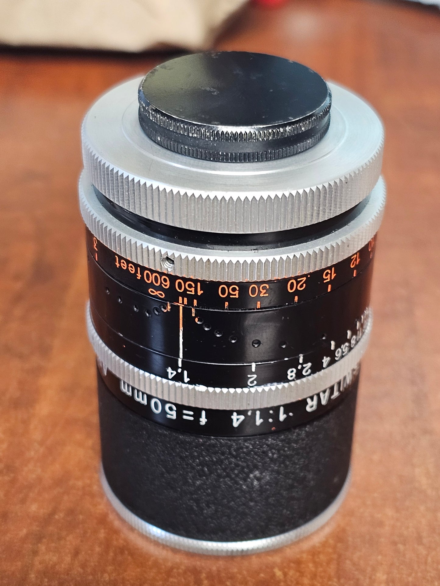 Switar 50mm f/1.4 AR C-Mount lens S# 307084