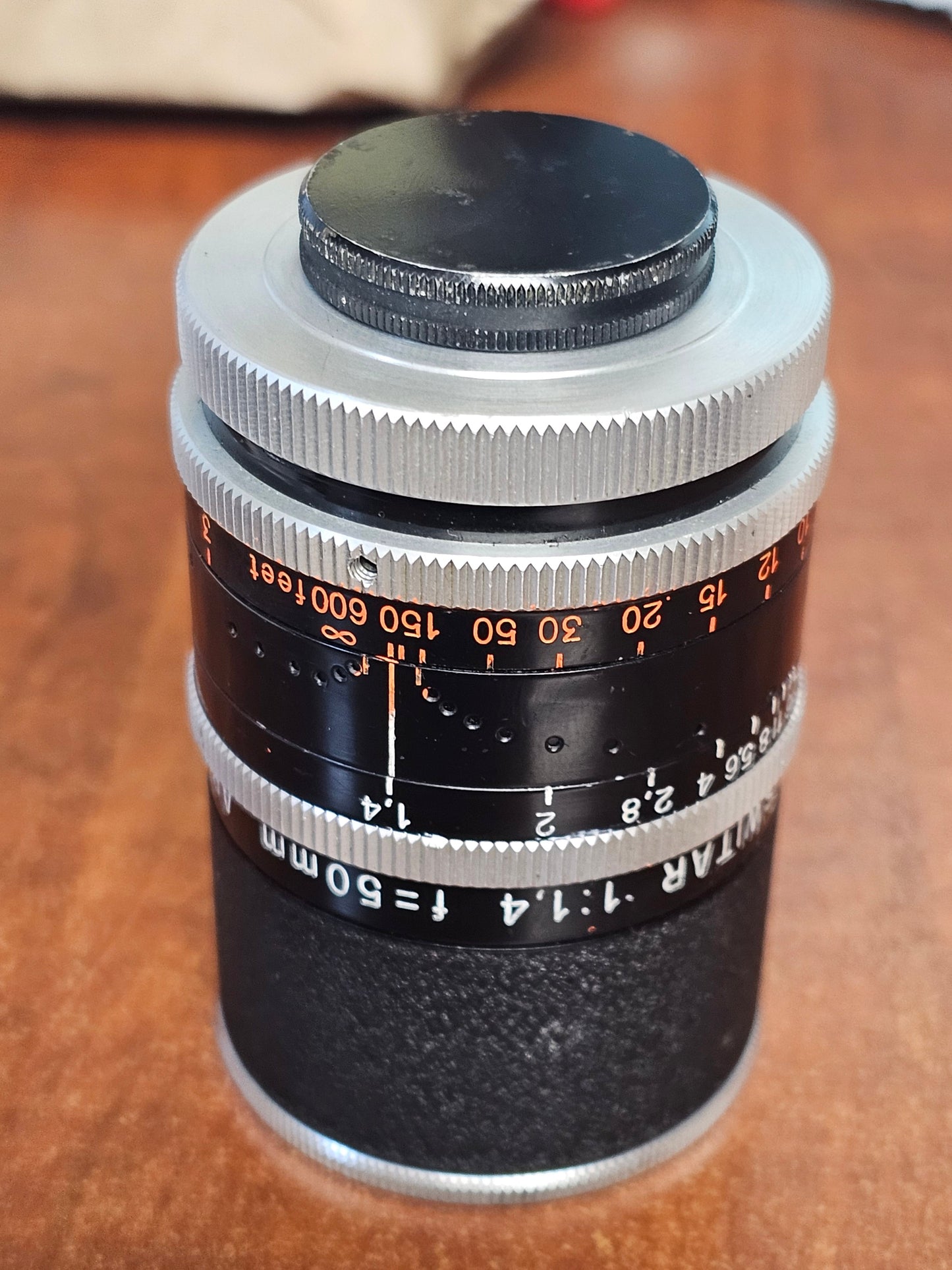 Switar 50mm f/1.4 AR C-Mount lens S# 274365