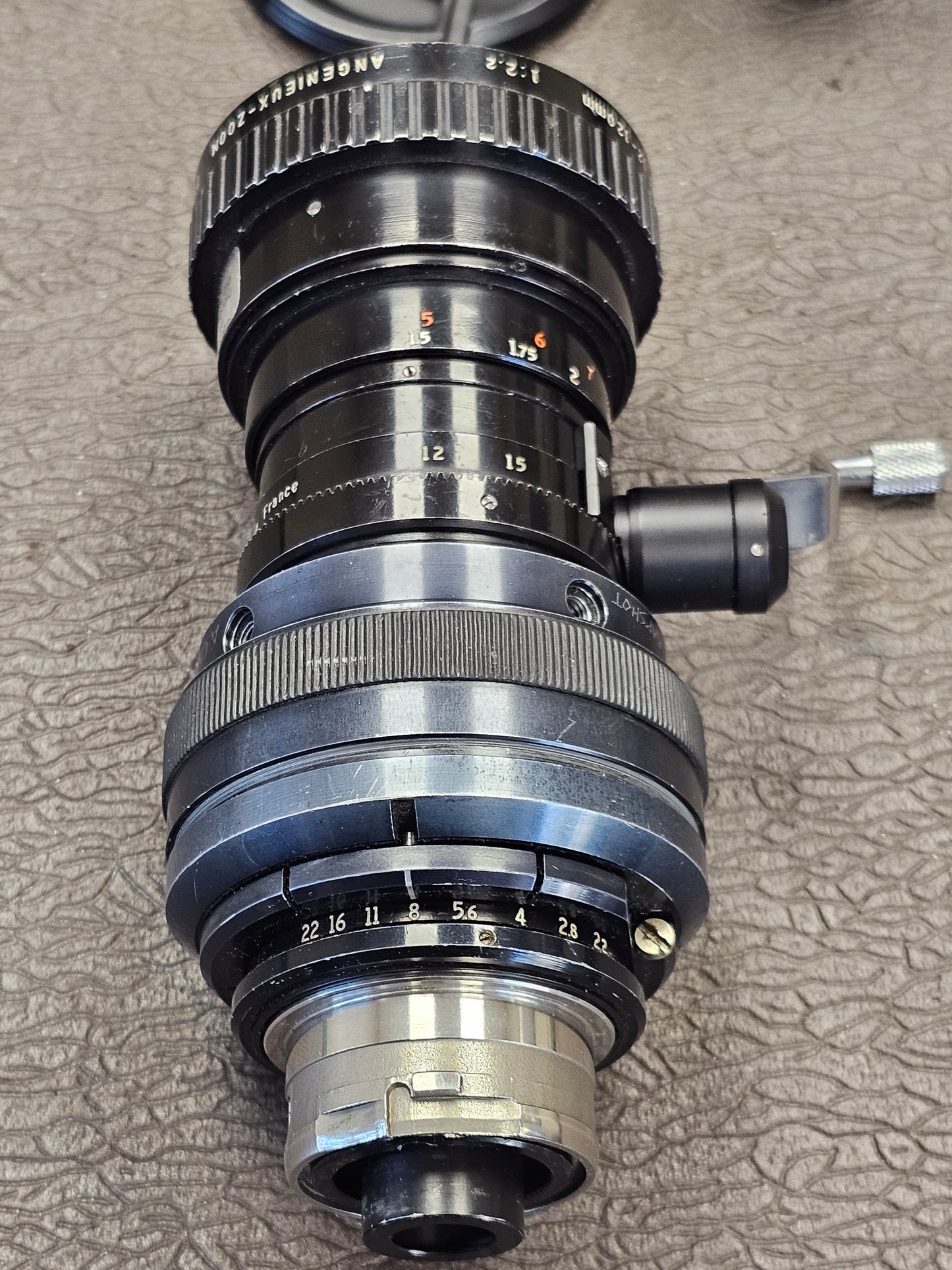 Angenieux 12-120mm t/2.5 Arri Bayonet Mount with Chrosziel Fluid Zoom Dampener S# 1143059