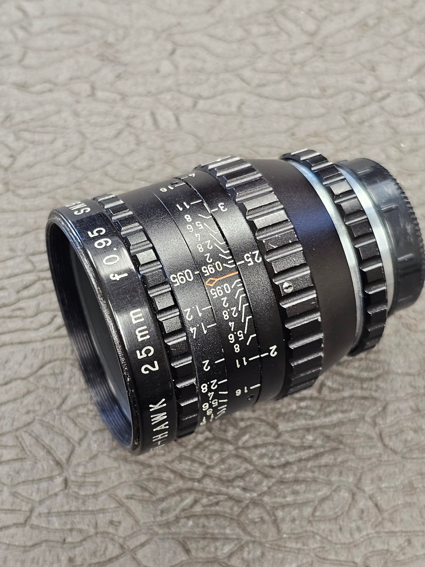 Century Night-Hawk 25mm f0.95 C-mount lens S# 9225