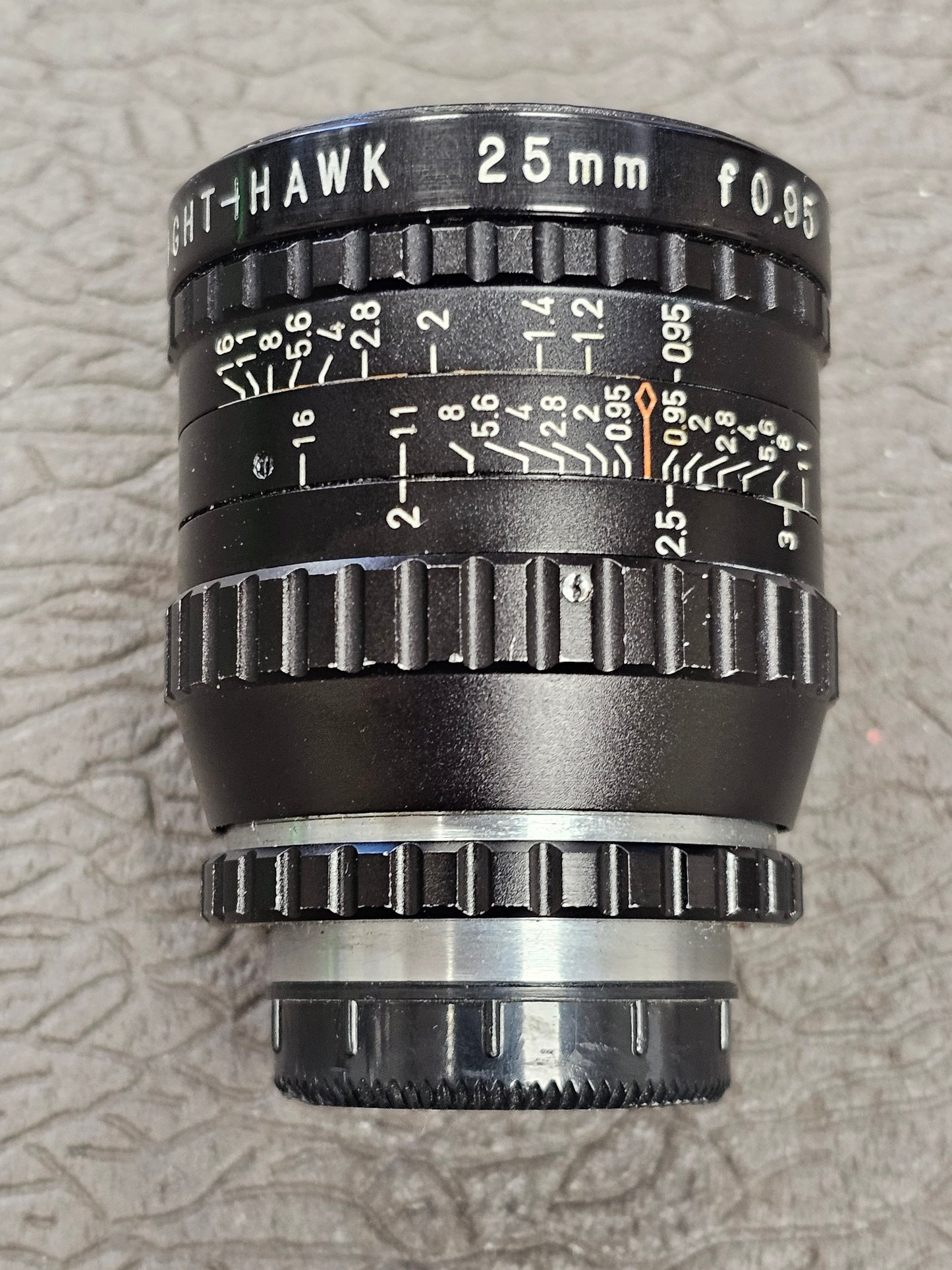 Century Night-Hawk 25mm f0.95 C-mount lens S# 9225