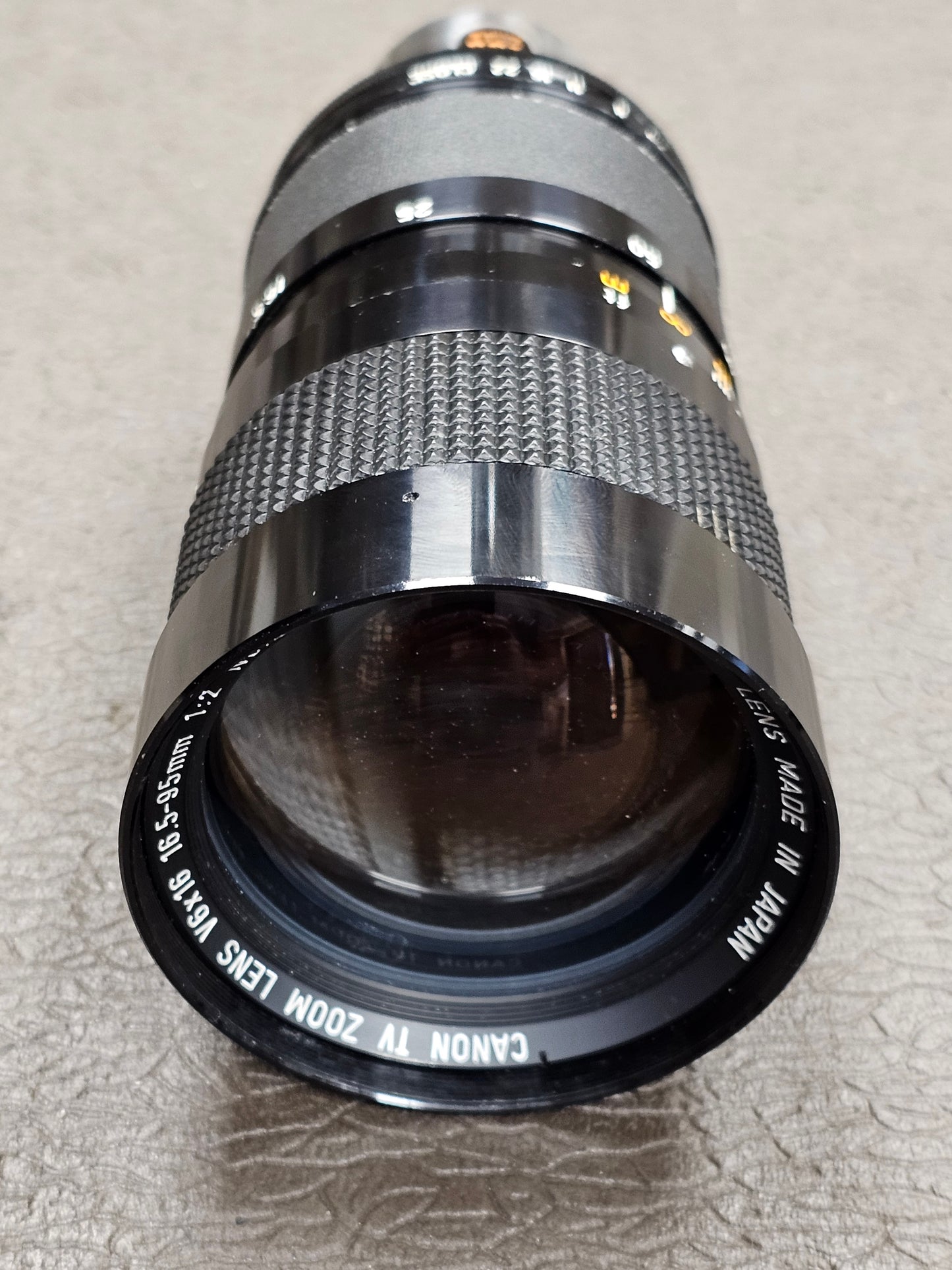 Canon 16.5-95mm t/2 TV Zoom Lens V6x16 C-Mount S# 22530