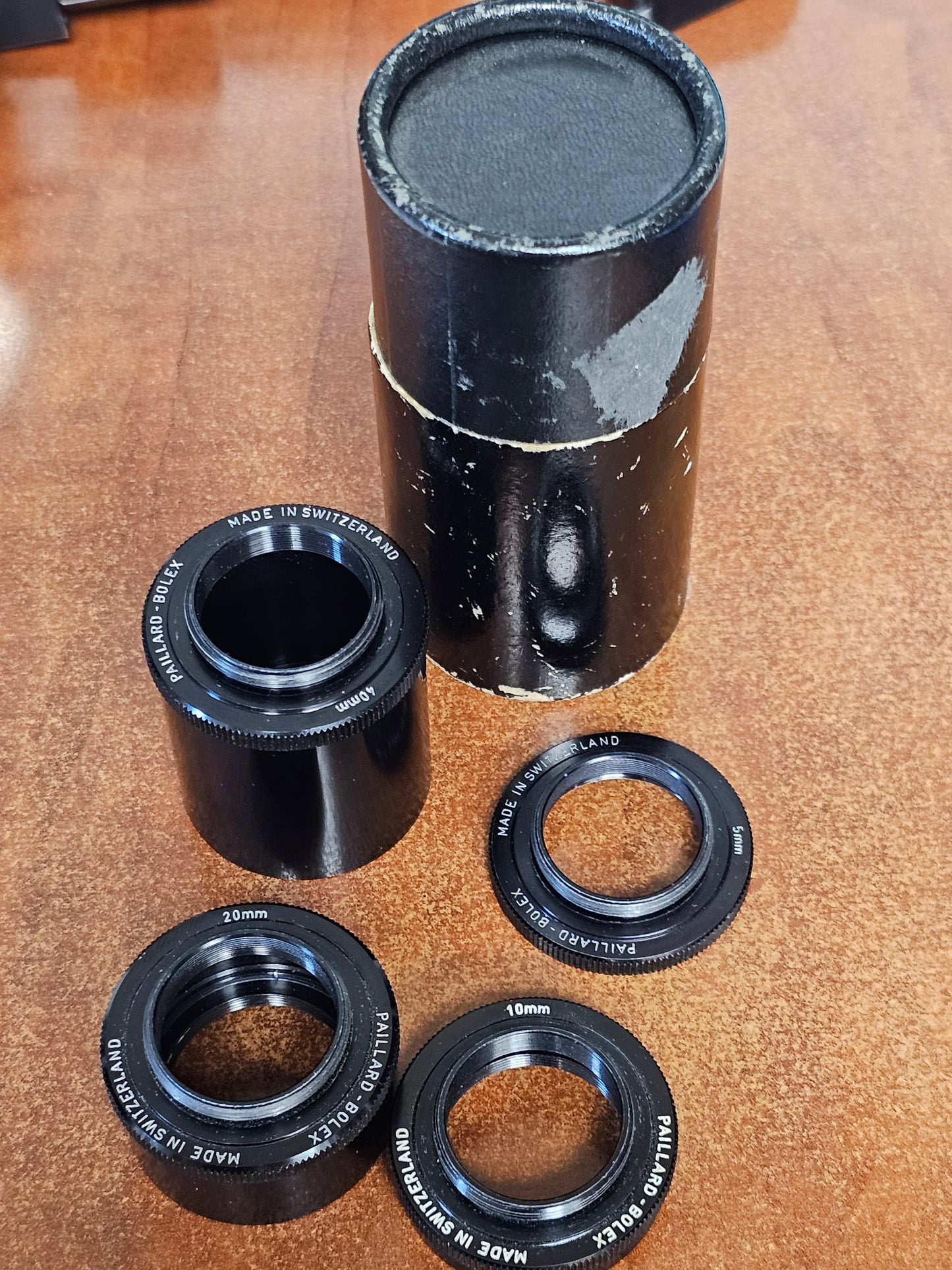 Bolex Macro Extension Tube set