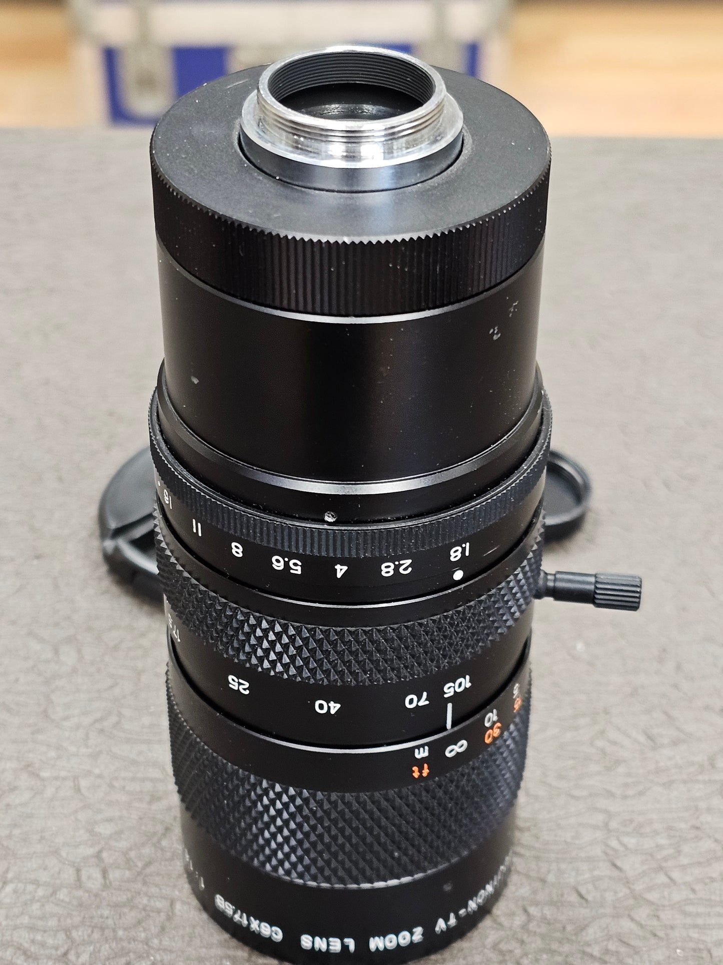 Fujinon TV zoom lens 17.5-105mm T1.8 C6x17.5B C-Mount S# 152131