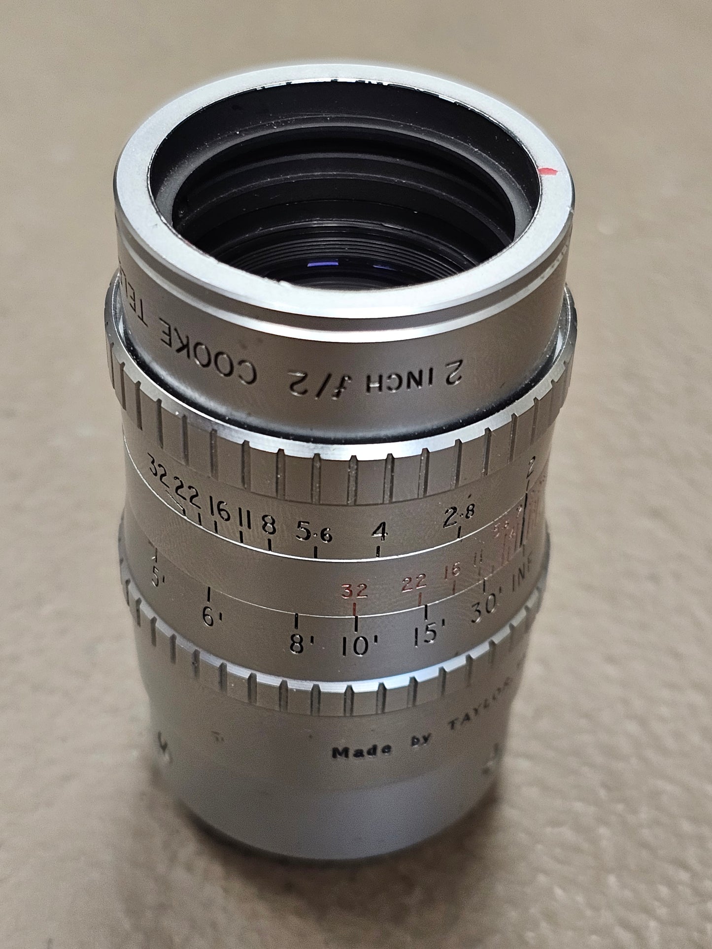 Cooke Telekinic 50mm ( 2" ) F2 C-Mount Lens S# 494767