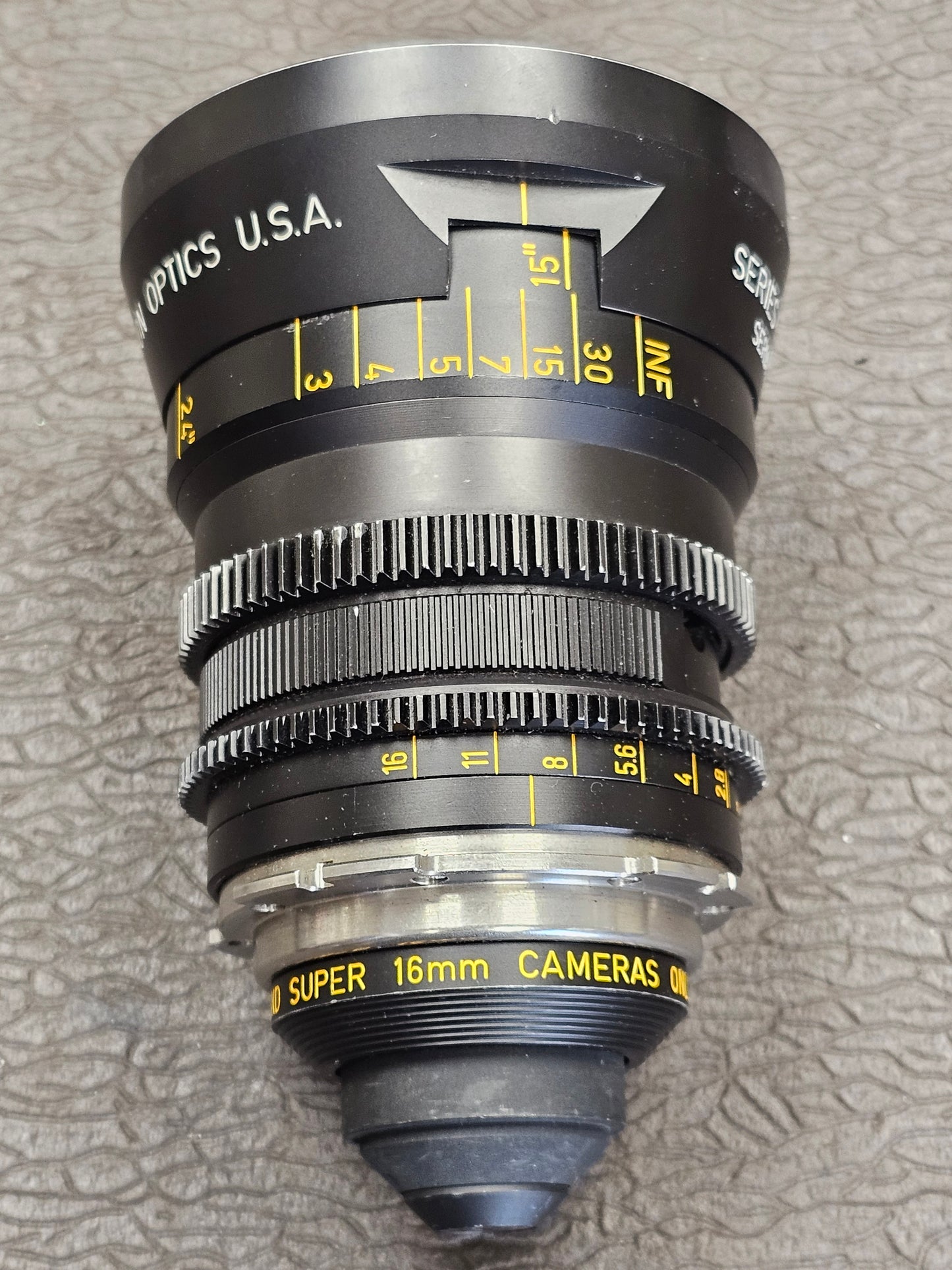 Century Precision Optics USA Series 2000 6mm T1.9 PL Mount Wide Angle Lens S# C556-0087