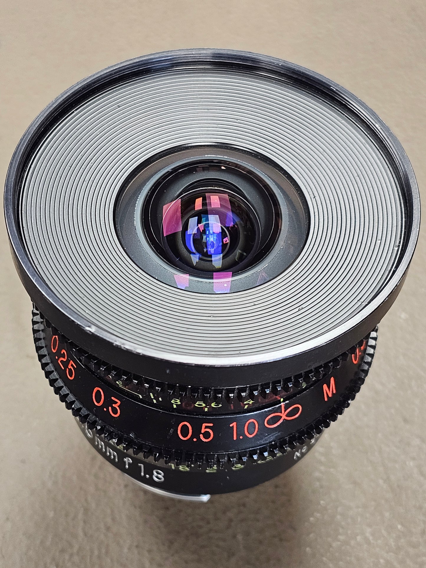 Optex Super Cine 5.5mm f1.8/T2 PL Mount Wide Angle Lens S# 550095