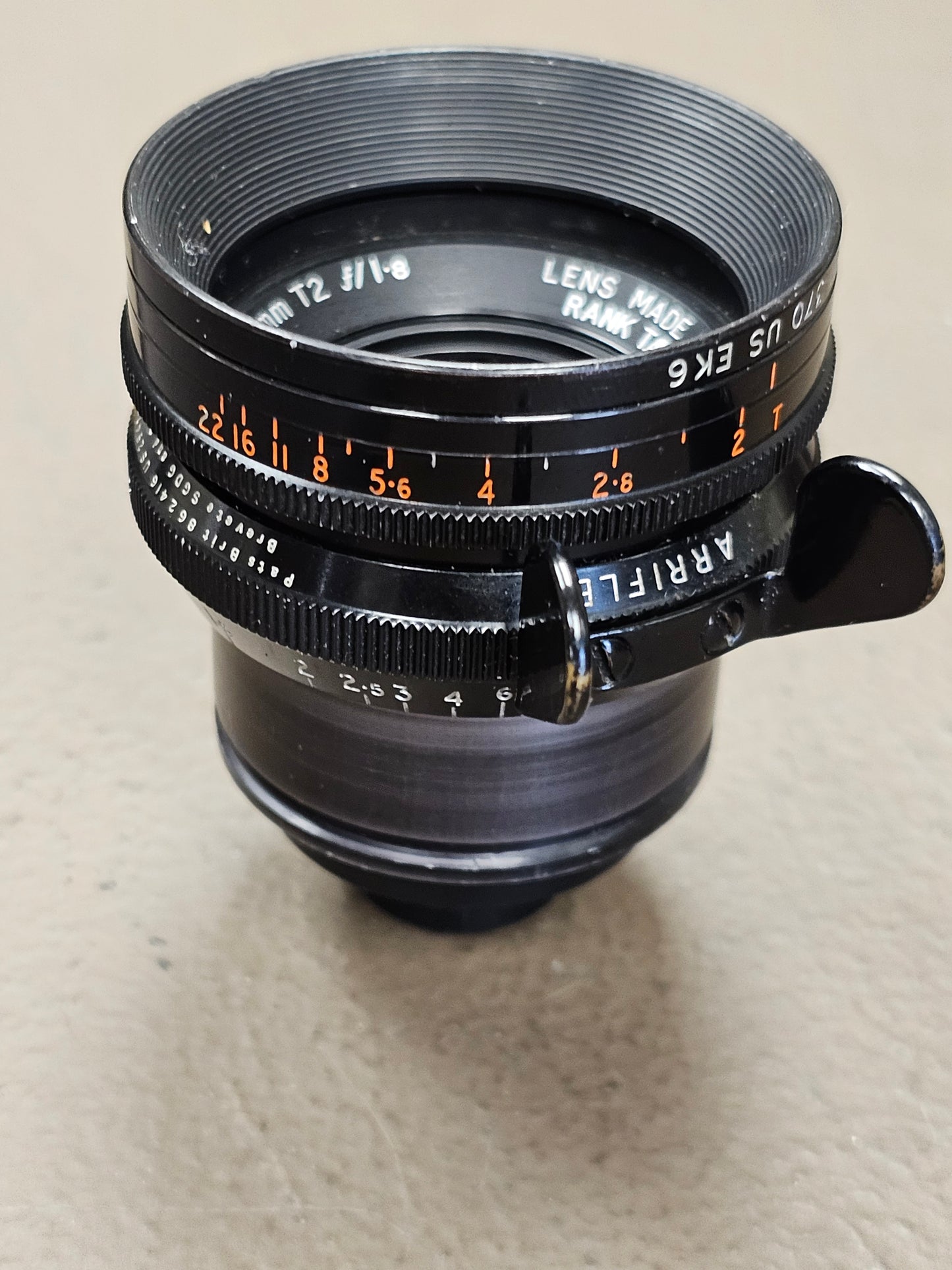 Cooke Kinetal 17.5mm f1.8/T2 Arri Standard Mount S# 671333