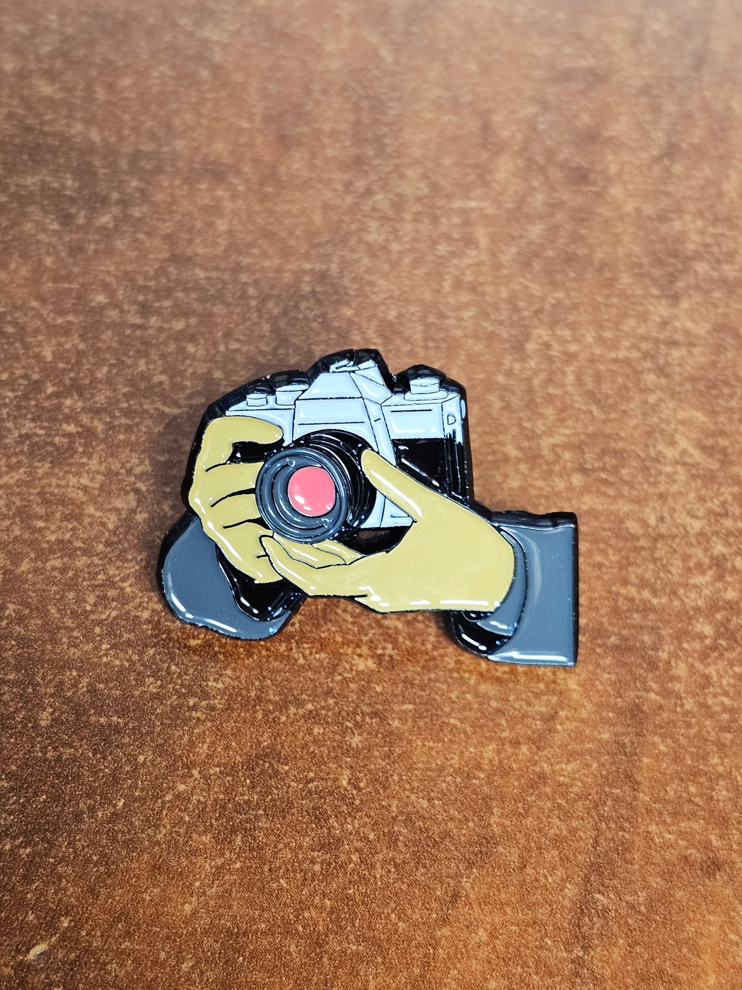 35mm Camera Enamel Lapel Pin