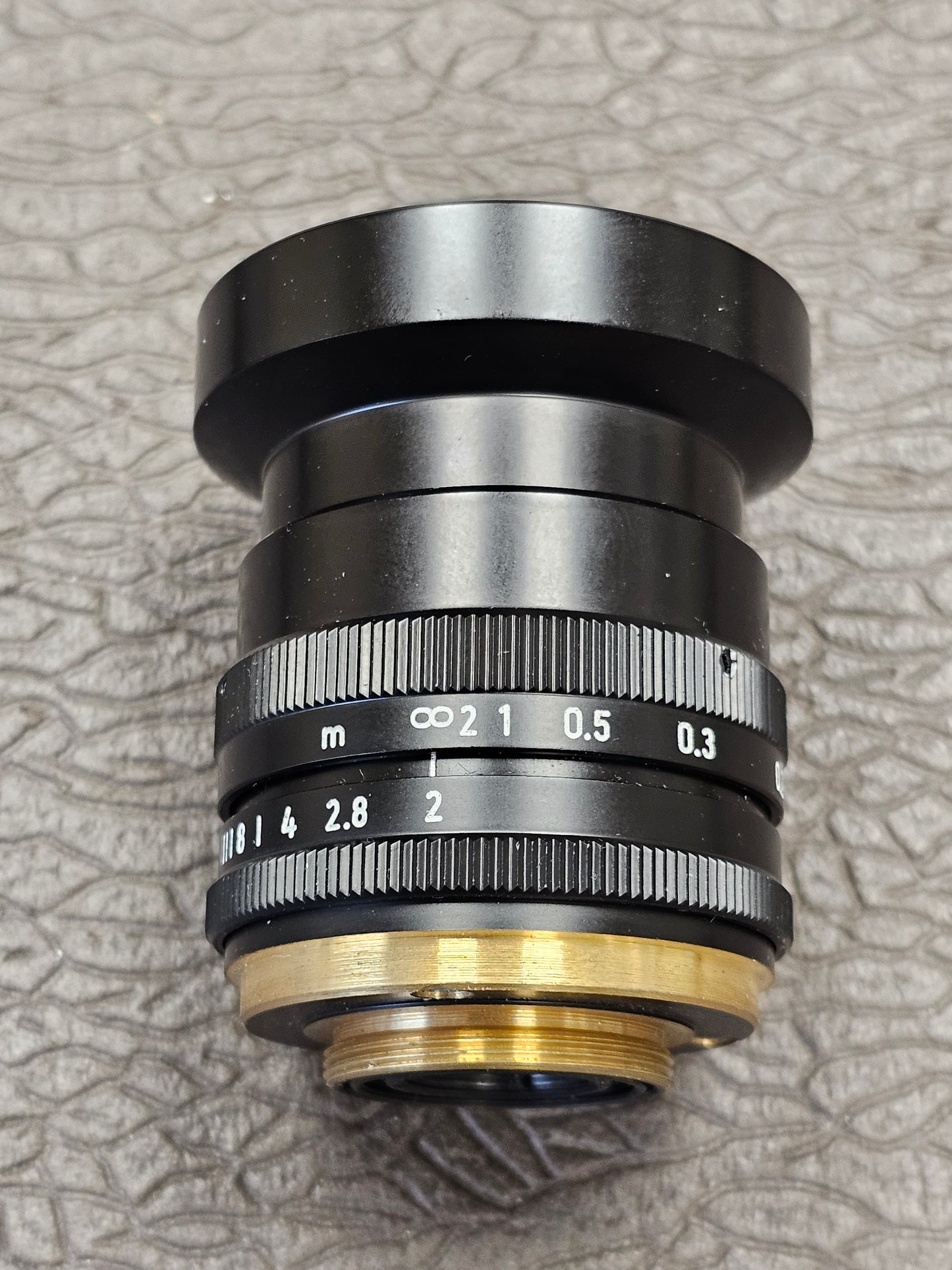 Carl Zeiss Jena DDR Tevidon 10mm F2 C Mount Lens S# 15476