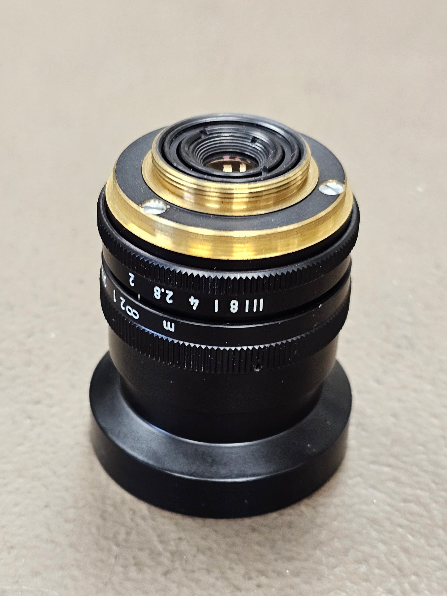 Carl Zeiss Jena DDR Tevidon 10mm F2 C Mount Lens S# 15476