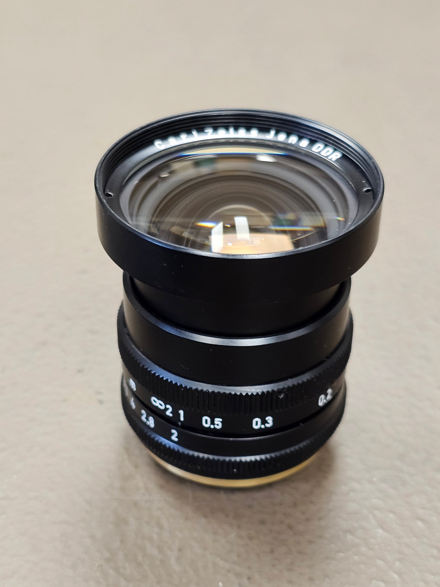 Carl Zeiss Jena DDR Tevidon 10mm F2 C Mount Lens S# 15924