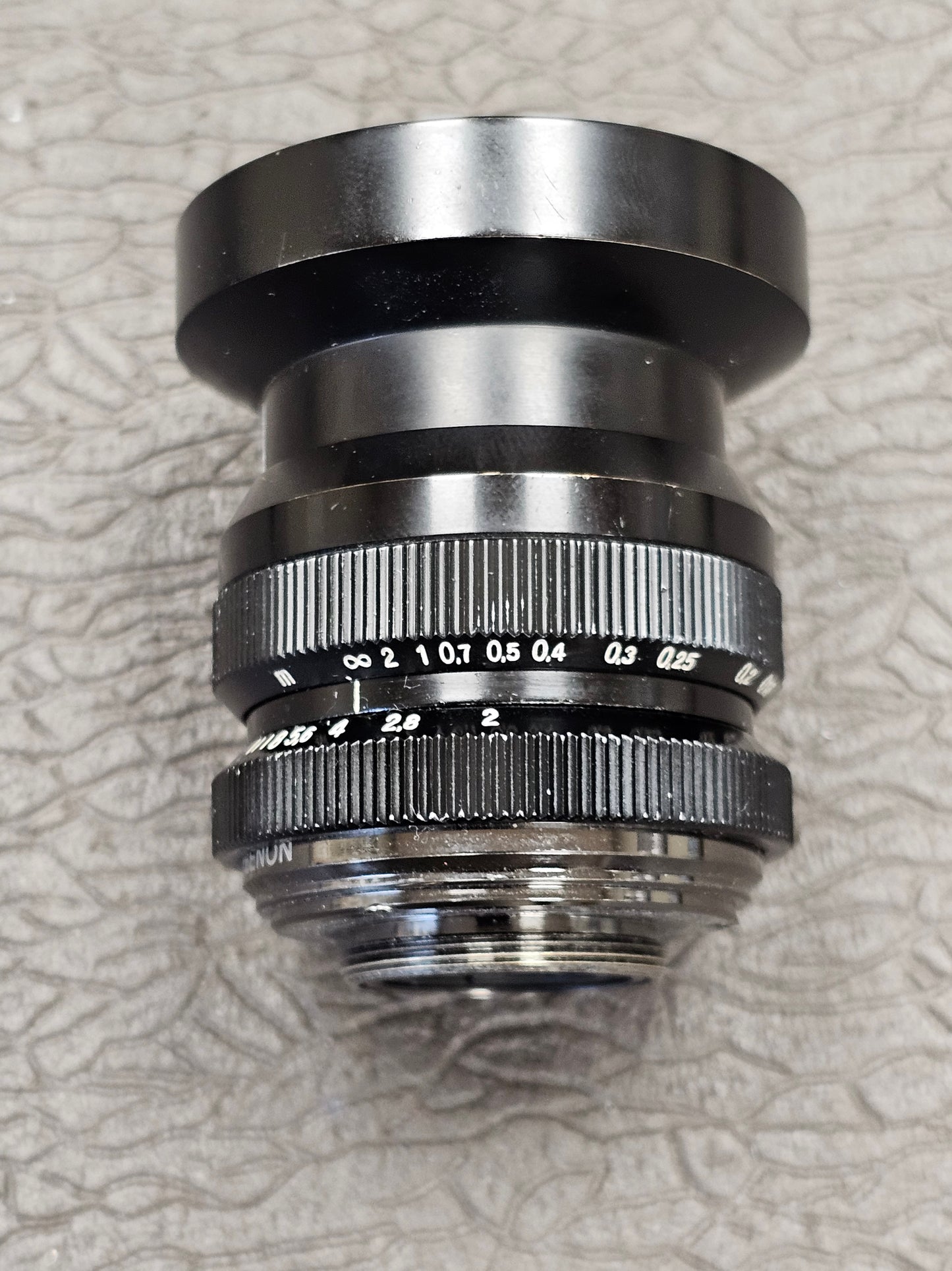 Carl Zeiss Jena DDR Tevidon 10mm f2 C-Mount Lens S# 10195444