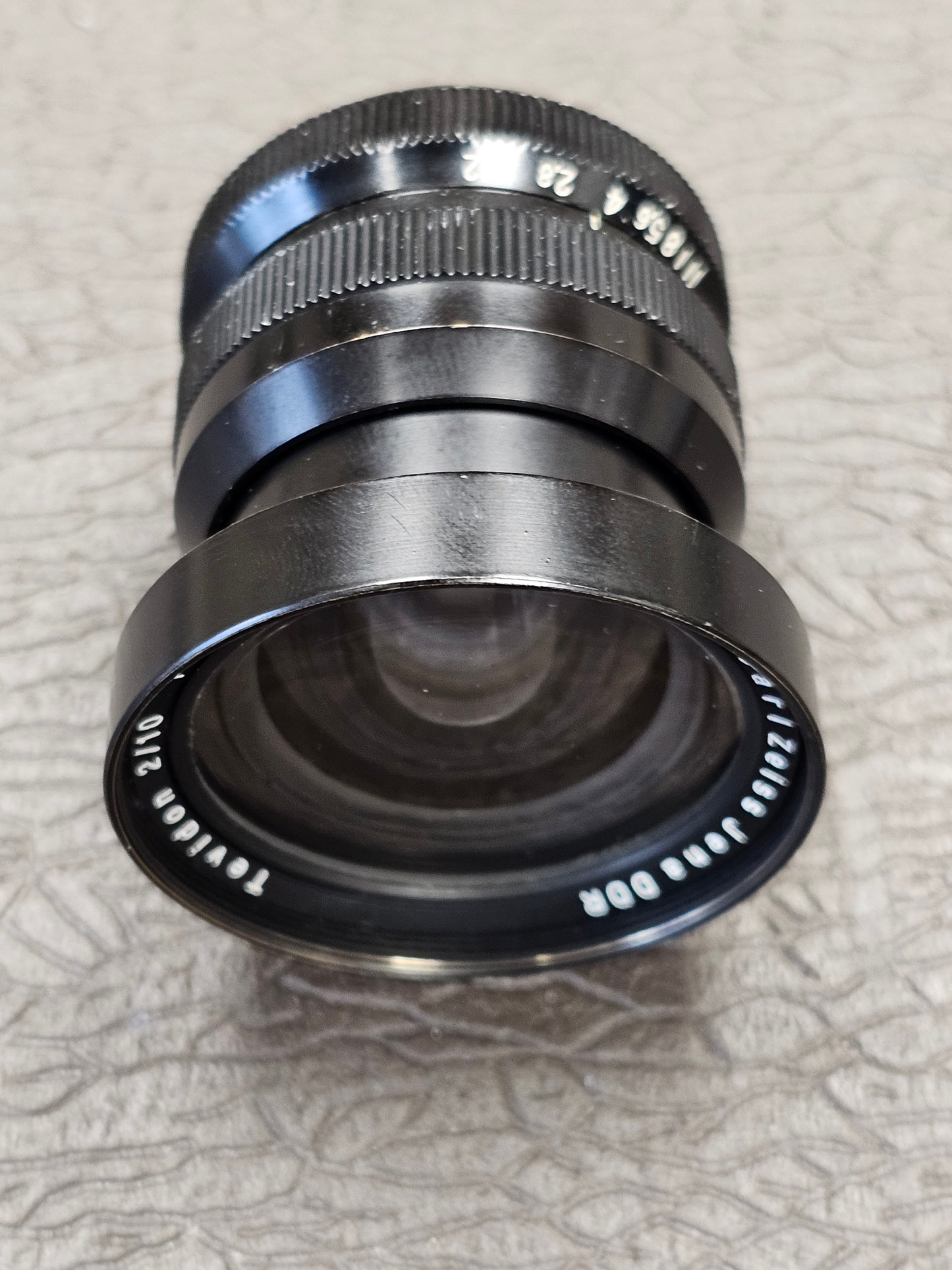 Carl Zeiss Jena DDR Tevidon 10mm f2 C-Mount Lens S# 10195444