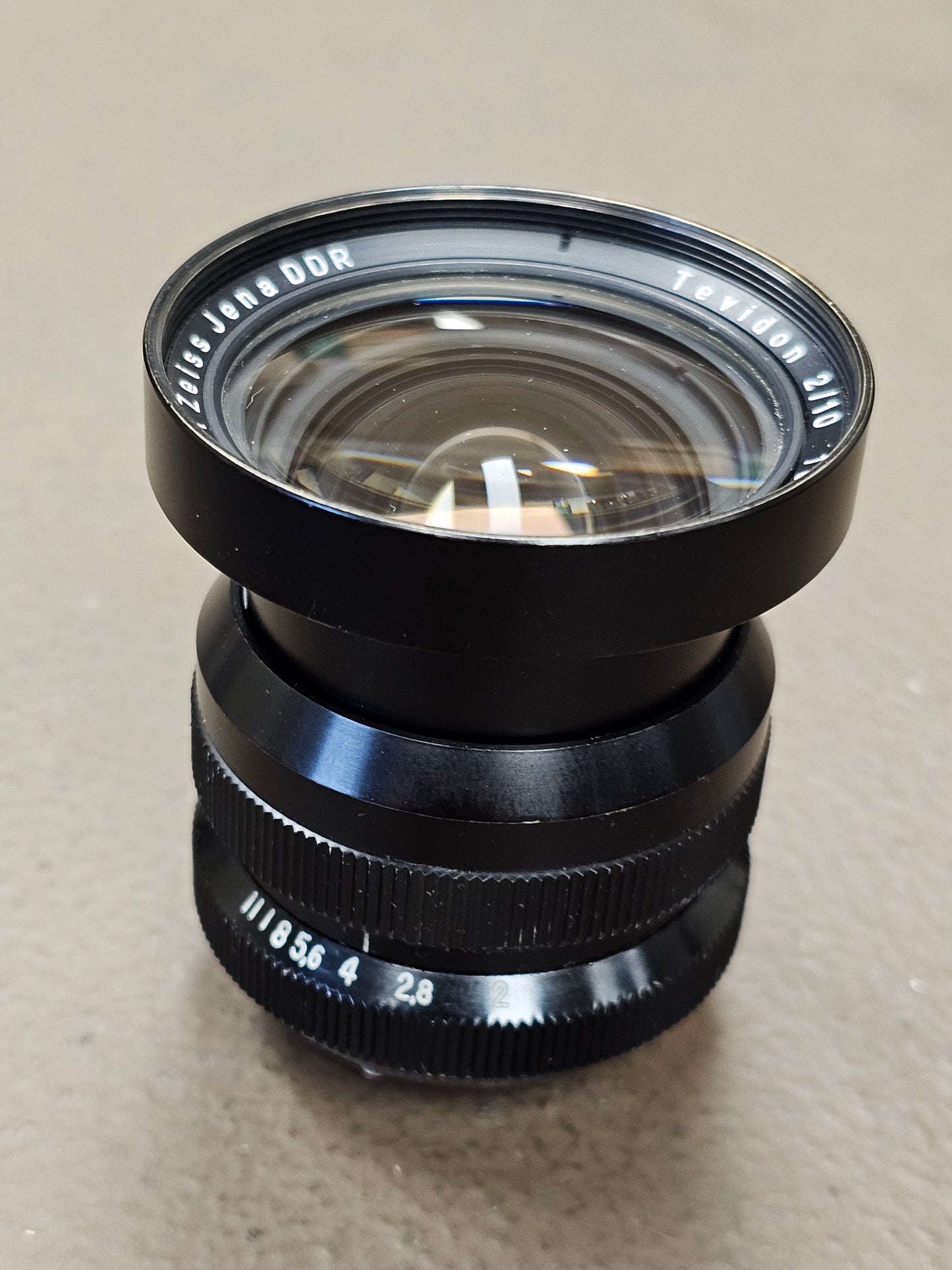 Carl Zeiss Jena DDR Tevidon 10mm f2 C-Mount Lens S# 10195444