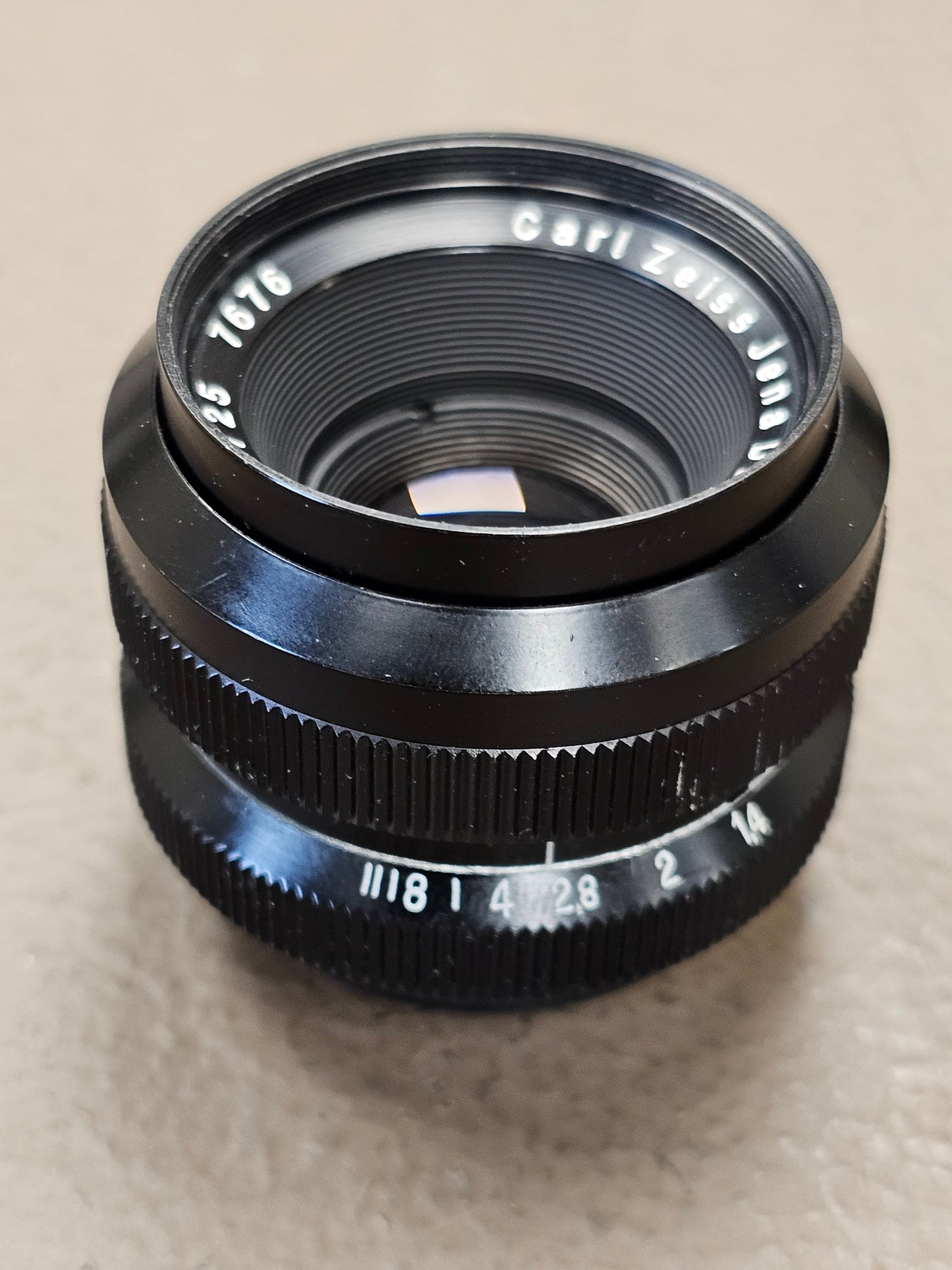 Carl Zeiss Jena DDR Tevidon 25mm f1.4 C-Mount Lens S# 7676