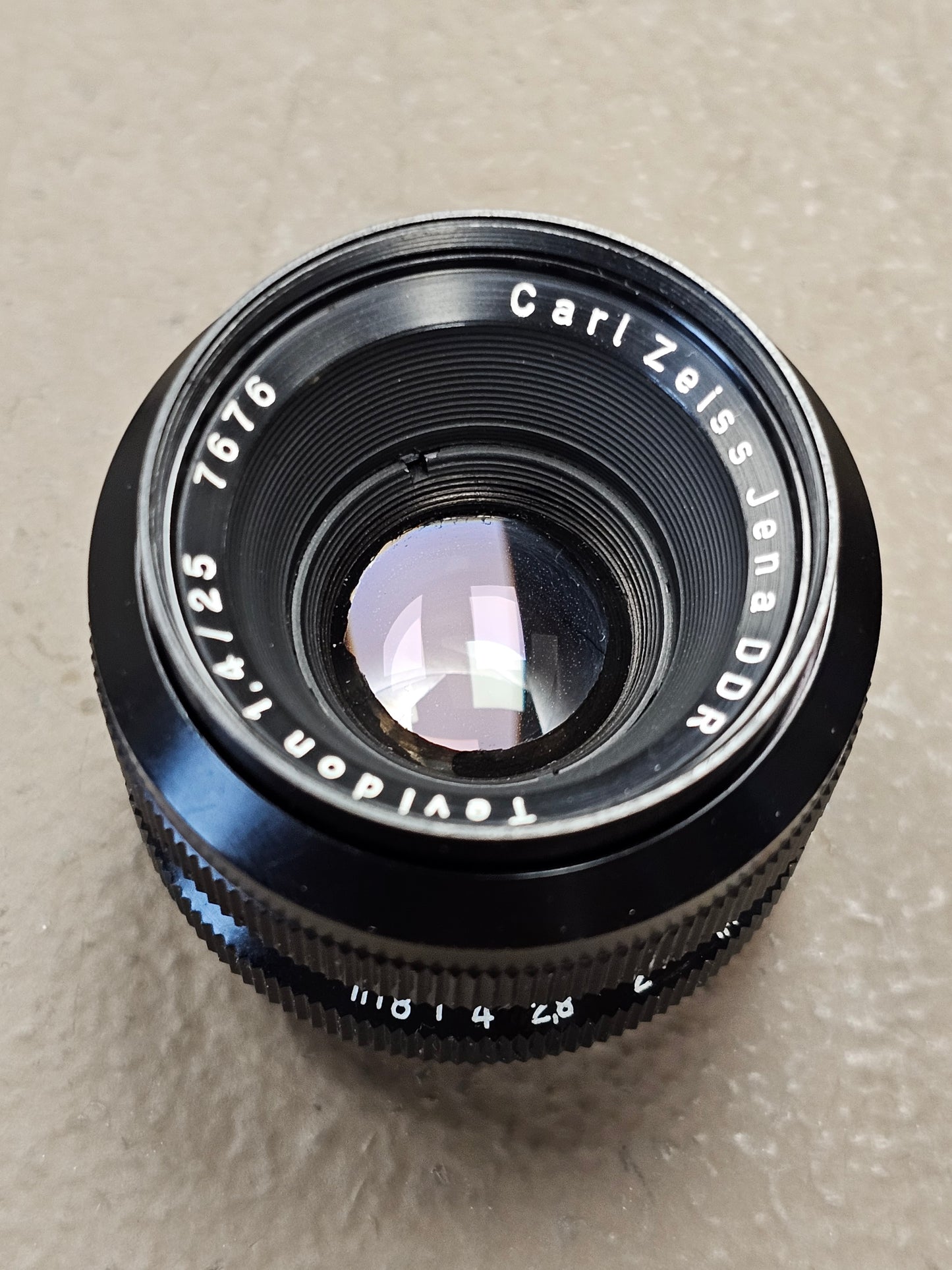 Carl Zeiss Jena DDR Tevidon 25mm f1.4 C-Mount Lens S# 7676