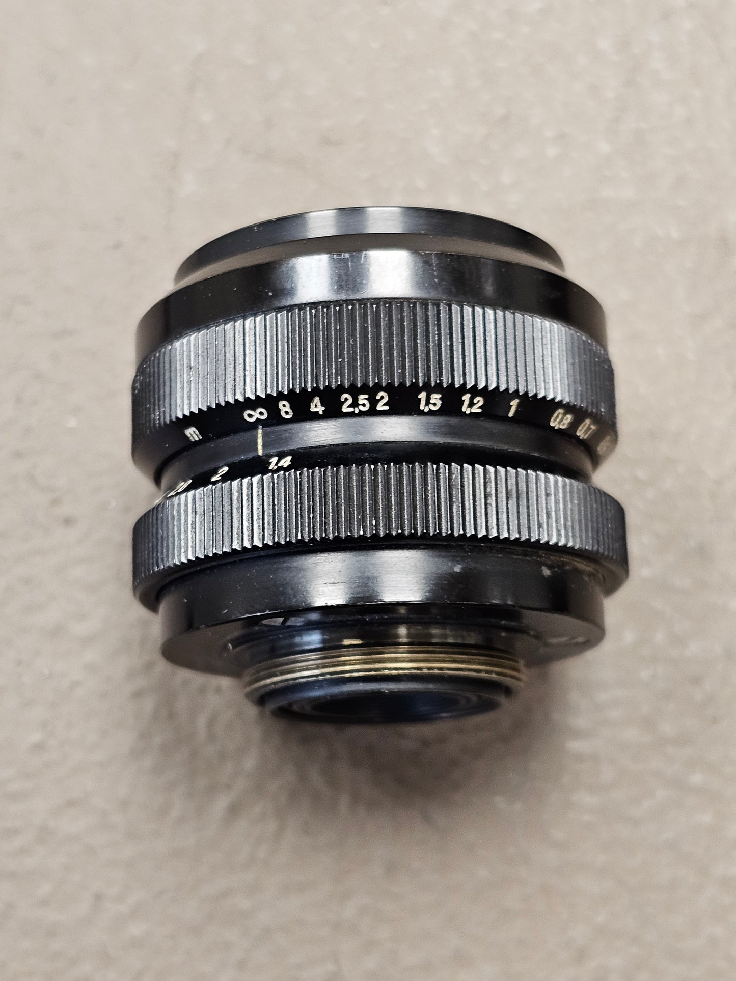 Carl Zeiss Jena DDR Tevidon 25mm f1.4 C-Mount Lens S# 10233598