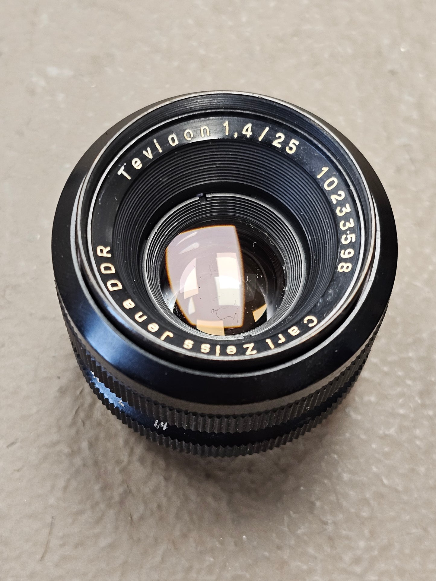 Carl Zeiss Jena DDR Tevidon 25mm f1.4 C-Mount Lens S# 10233598