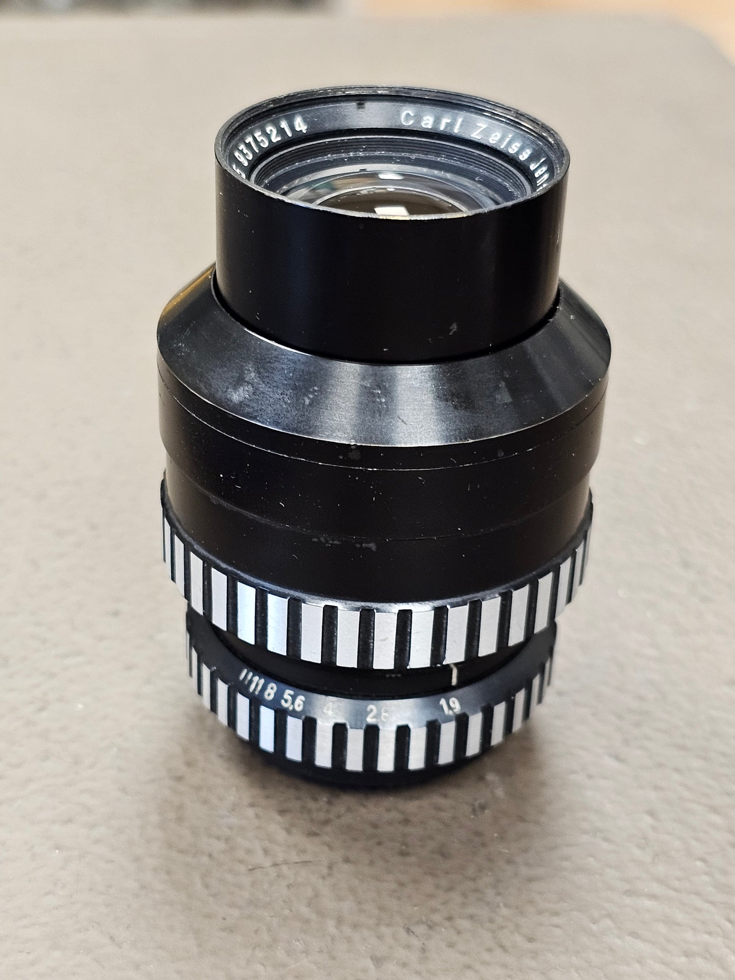 Carl Zeiss Jena DDR 35mm Tevidon f1.9 C-Mount Lens ( Zebra Version )S# 9375214