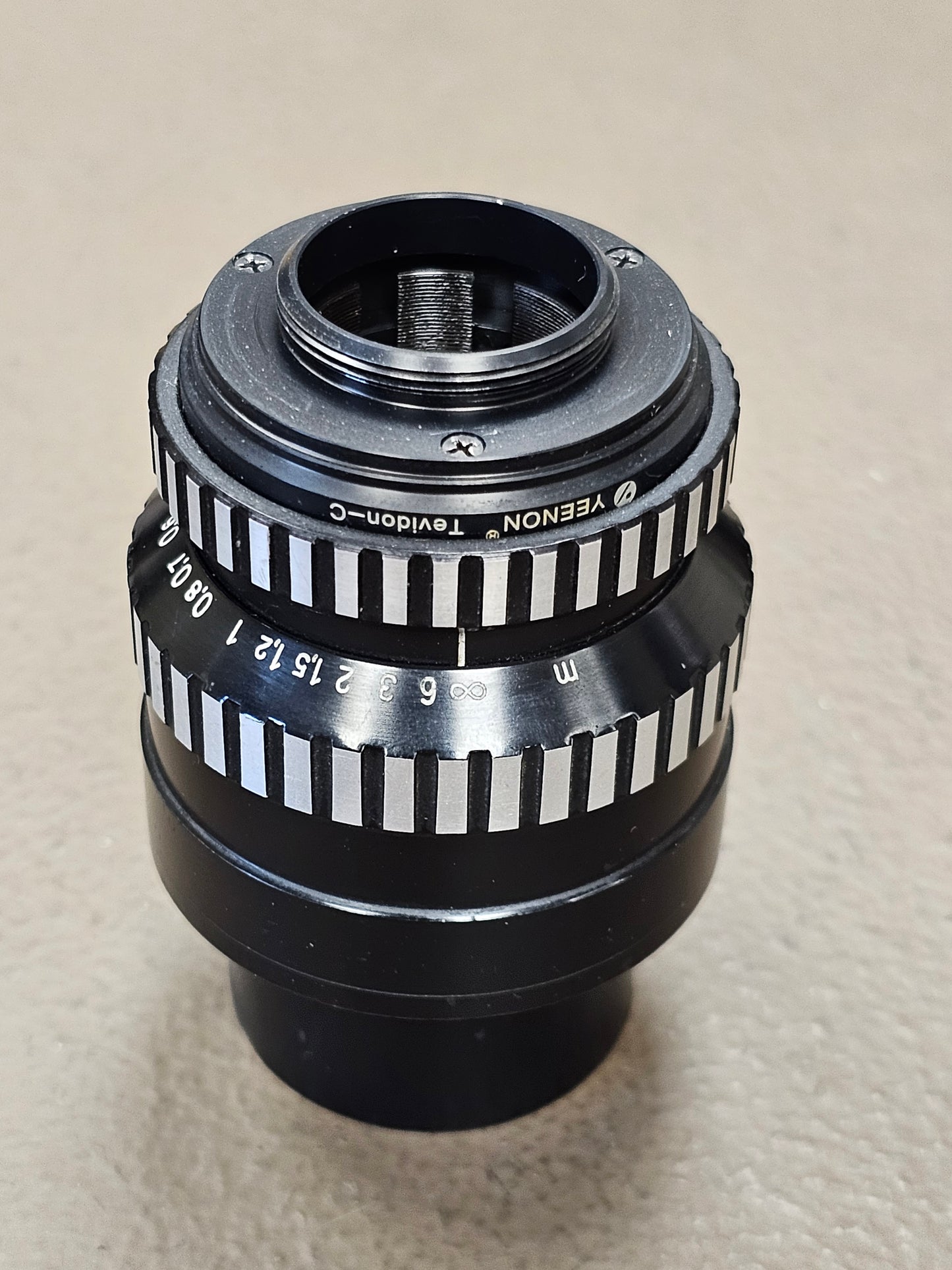 Carl Zeiss Jena DDR 35mm Tevidon f1.9 C-Mount Lens ( Zebra Version )S# 9375214