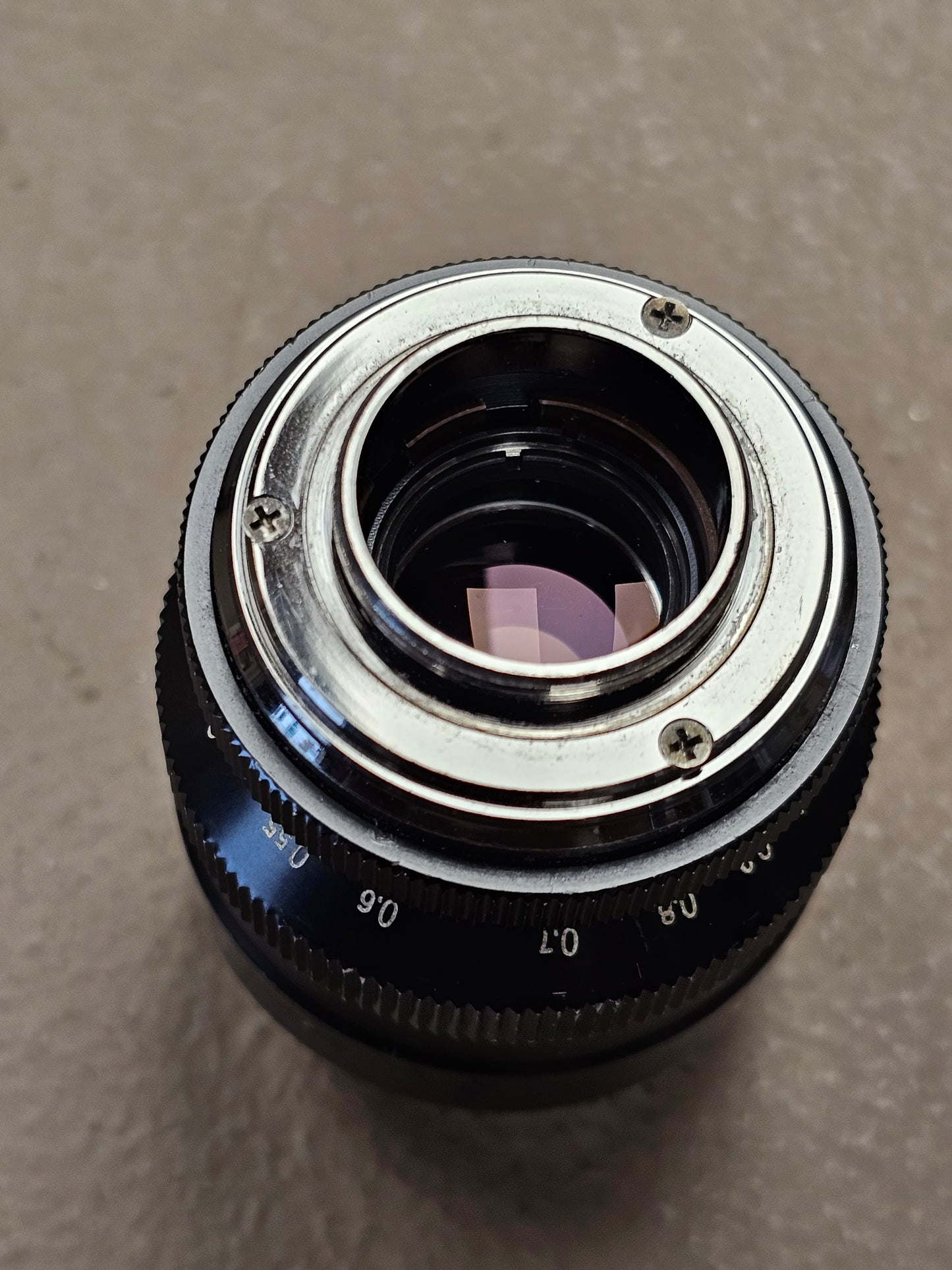 Carl Zeiss Jena DDR Tevidon 50mm f1.8 C-Mount Lens S# 1646